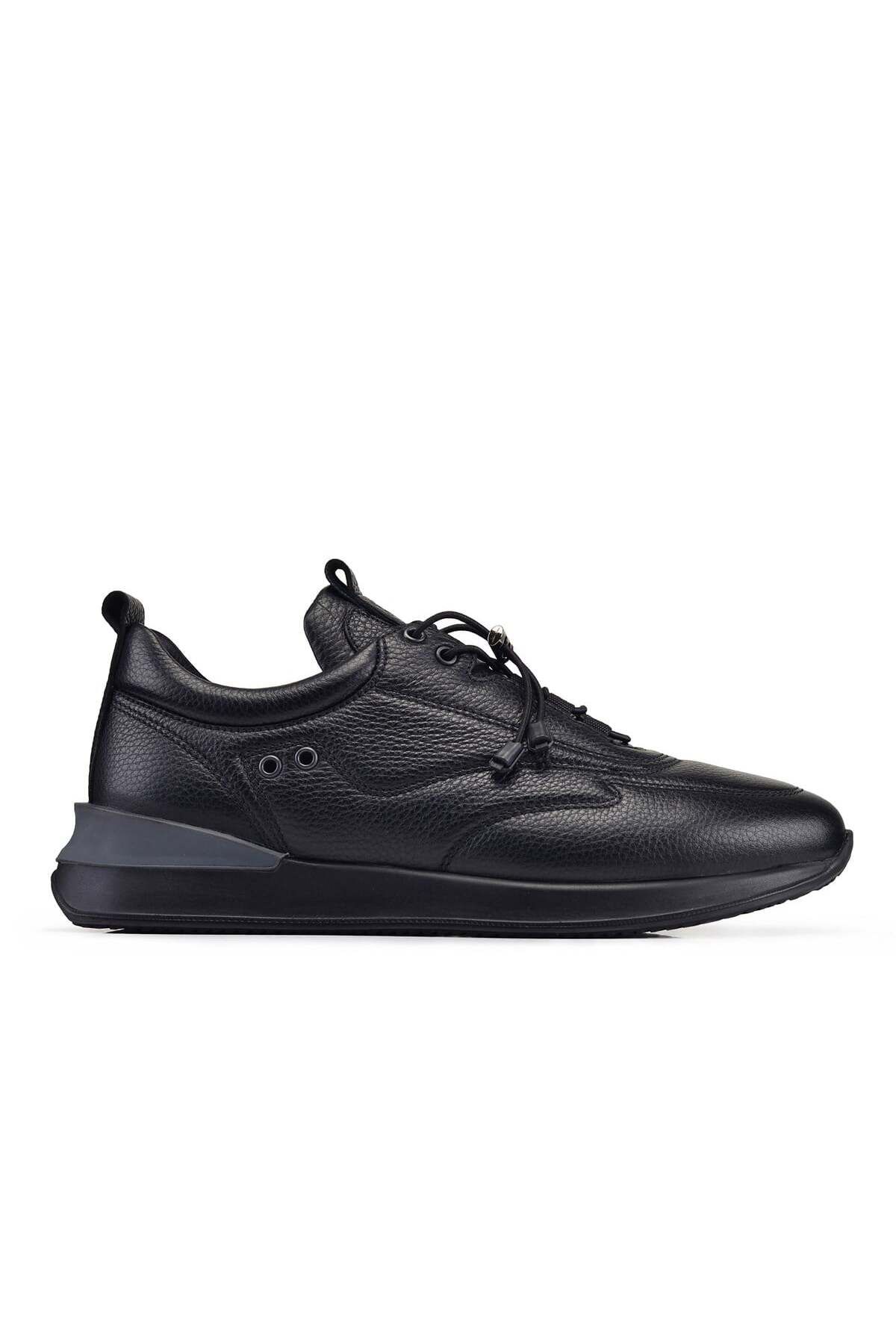 Nevzat Onay Siyah Bağcıklı Erkek Sneaker -71152-