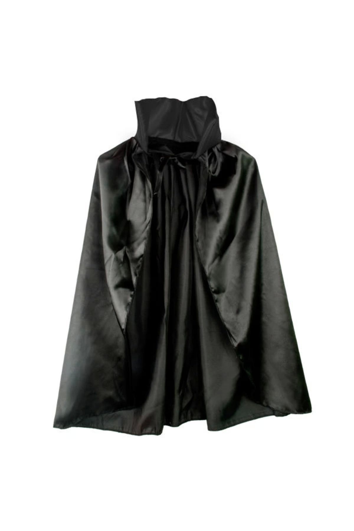 YNT Siyah Renk Yakalı Halloween Pelerini 90 Cm
