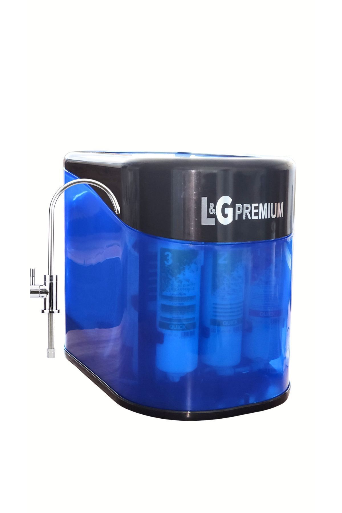 L&G PREMİUM Su Arıtma Cihazı Pompasız 12 Litre 14 Aşamalı