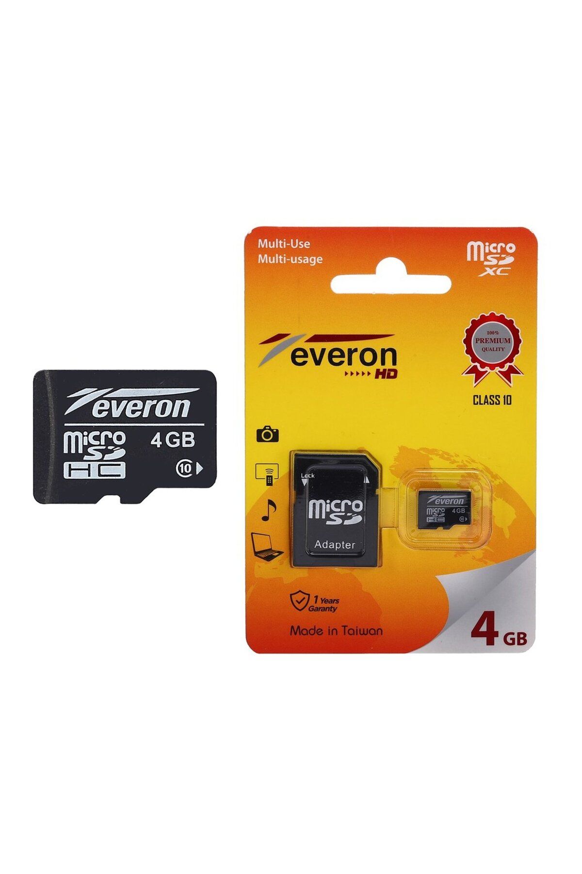 Everon 4 Gb Microsd-hc Class 10 Hafıza Kartı Sd Adaptör