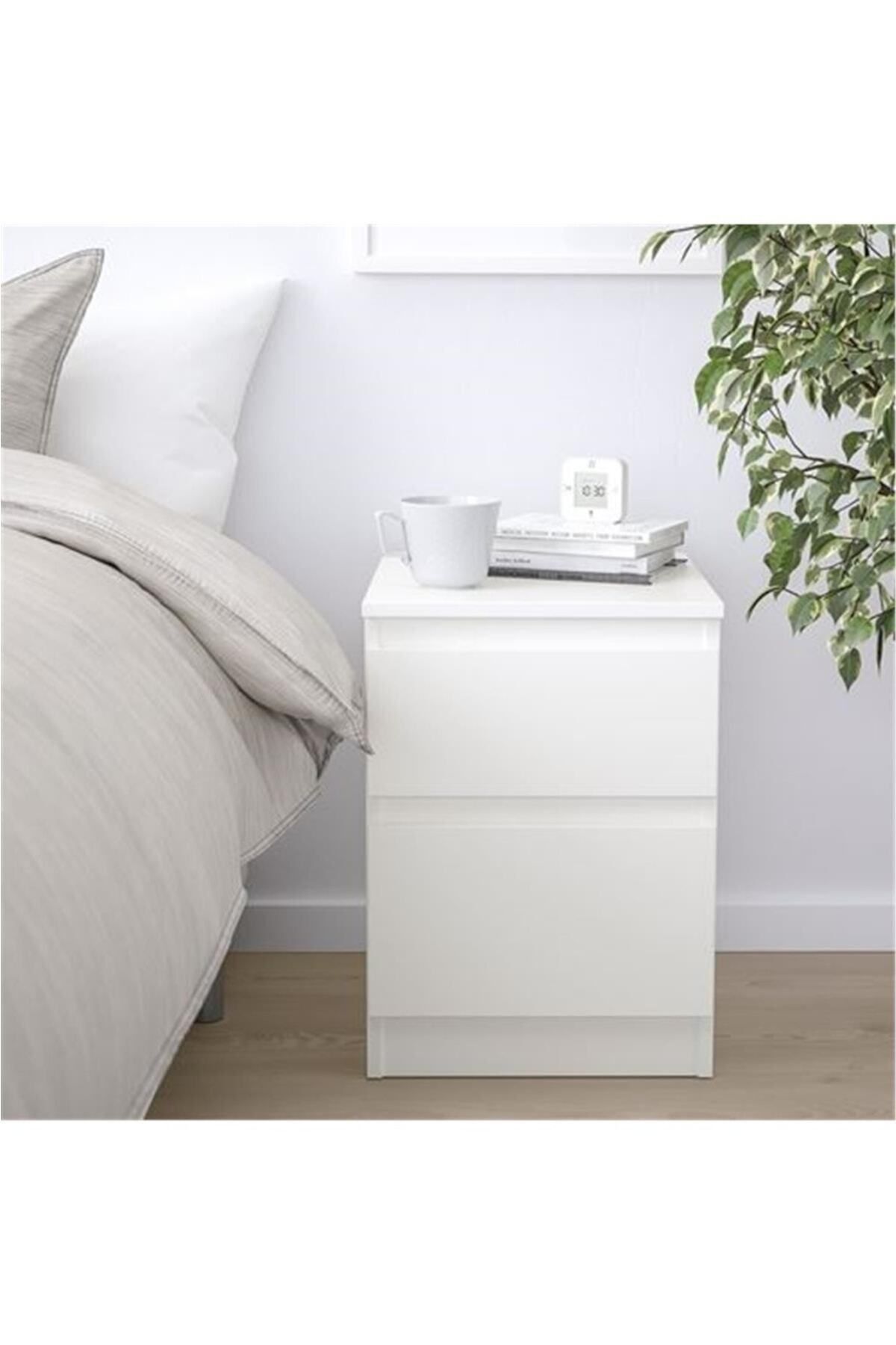 IKEA Kullen Beyaz Renk Komodin 35x49 cm