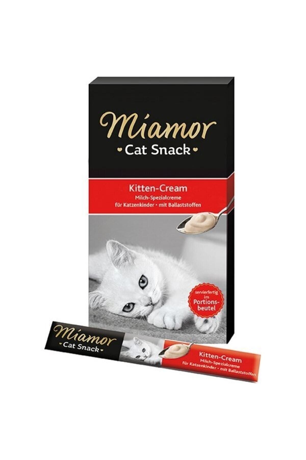 Miamor Junior Cream Süt Kremalı Ek Besin Ve Yavru Kedi Ödül Maması 6x15 gr