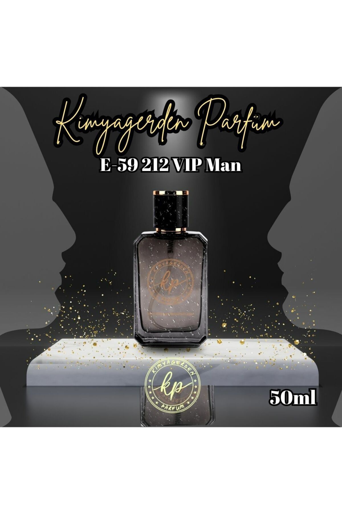 kp kimyagerden parfüm E-59 212 VIP Man - 50 ml