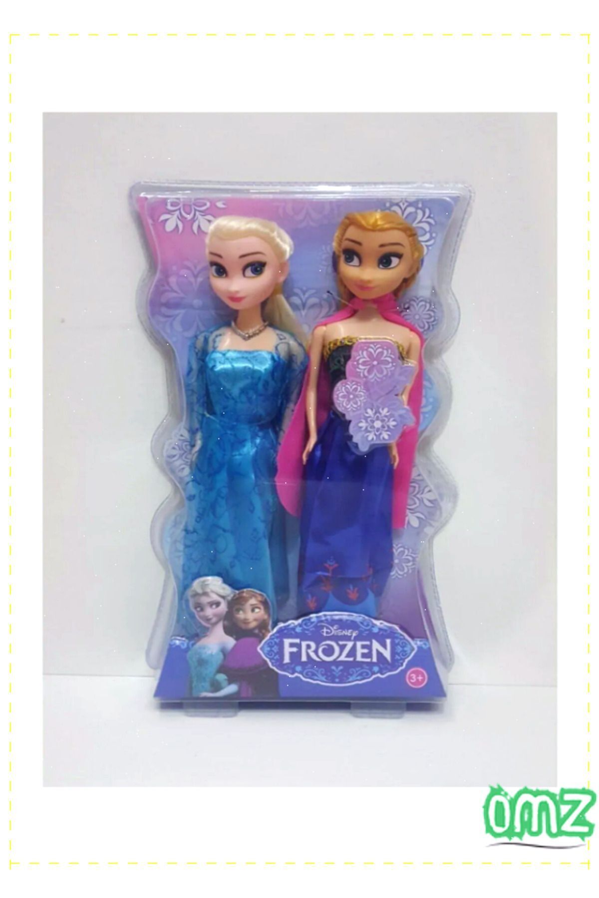 OMZ Disney Frozen Karlar Ülkesi Anna Elsa Bebek Kız Erkek Cocuk Egitici Montessori Oyuncaklar