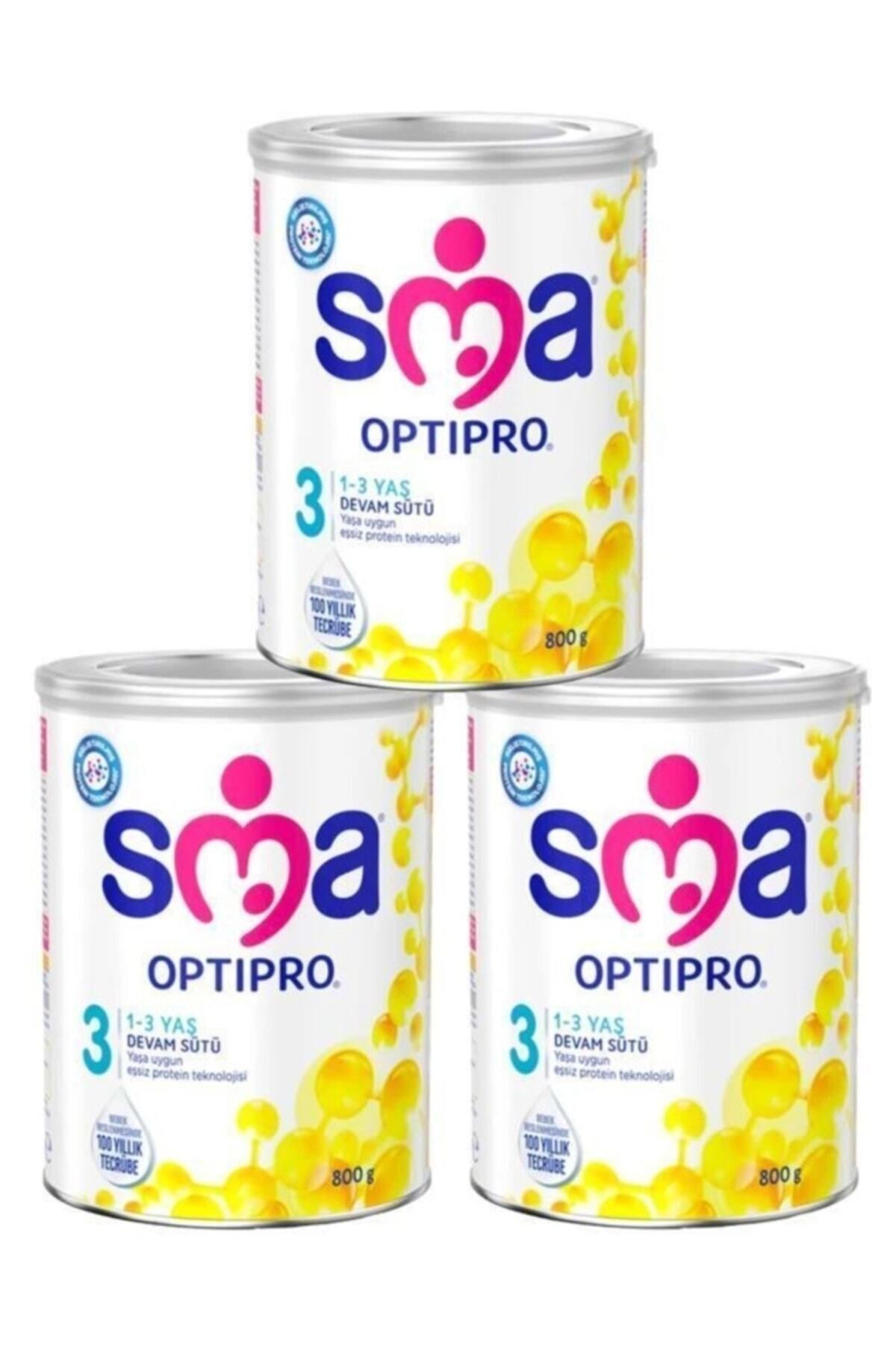 SMA Optipro 3 Devam Sütü 800 gr X 3 Adet