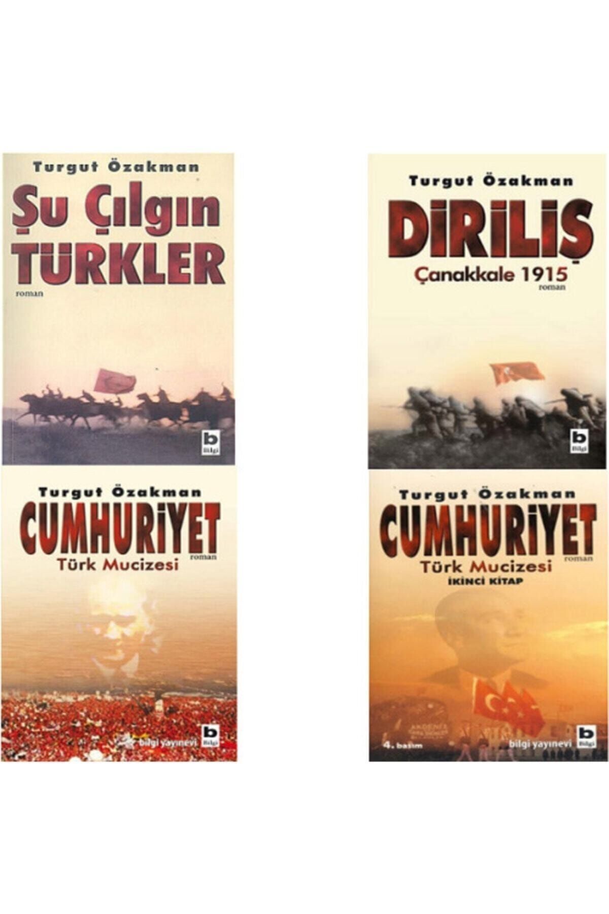 BİLGİ KİTABEVİ Şu Çılgın Türkler - Diriliş Çanakkale 1915 - Cumhuriyet Türk Mucizesi 1 - 2 / Turgut Özakman