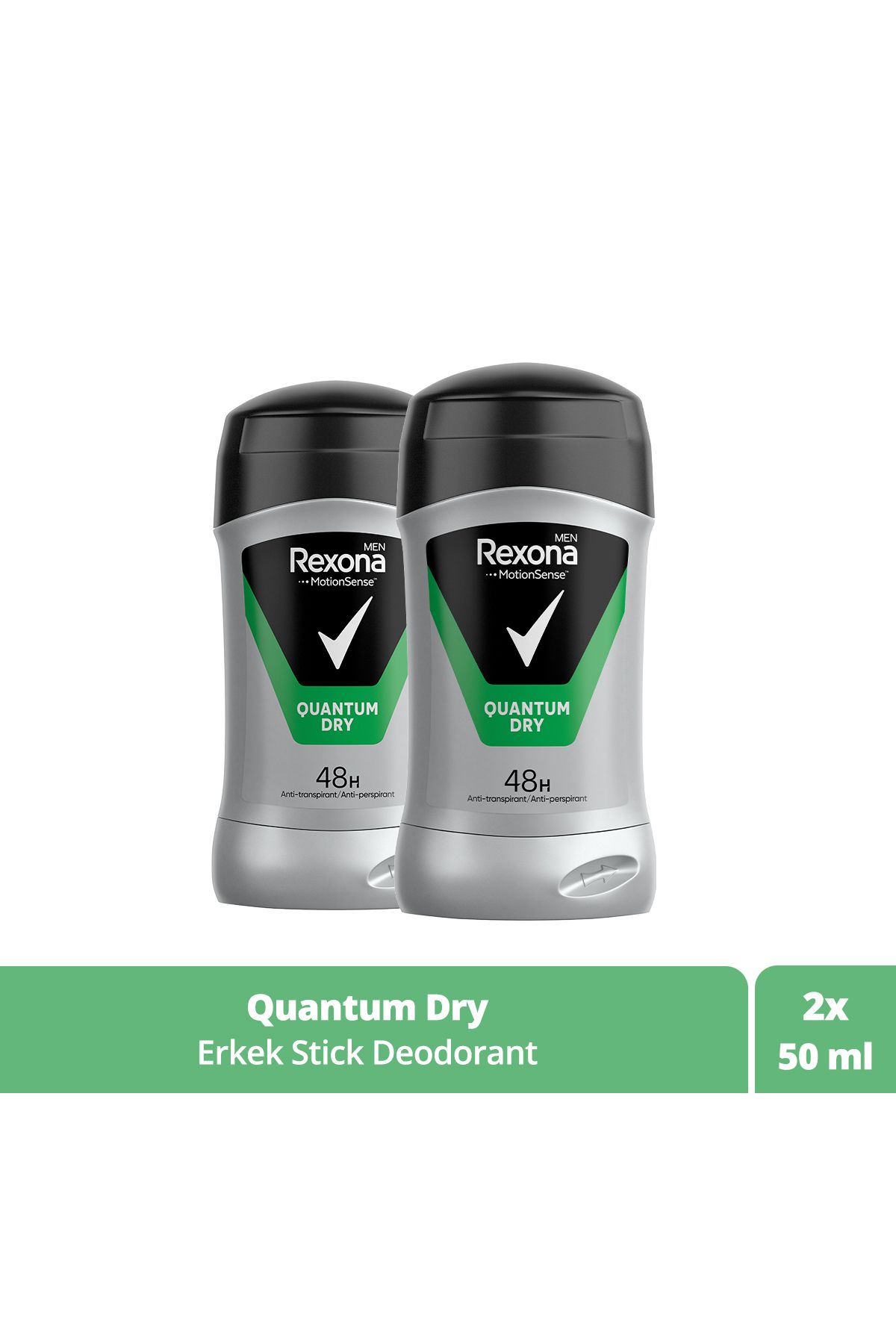 Rexona Men Motionsense Erkek Stick Deodorant Quantum Dry 50 ml X2