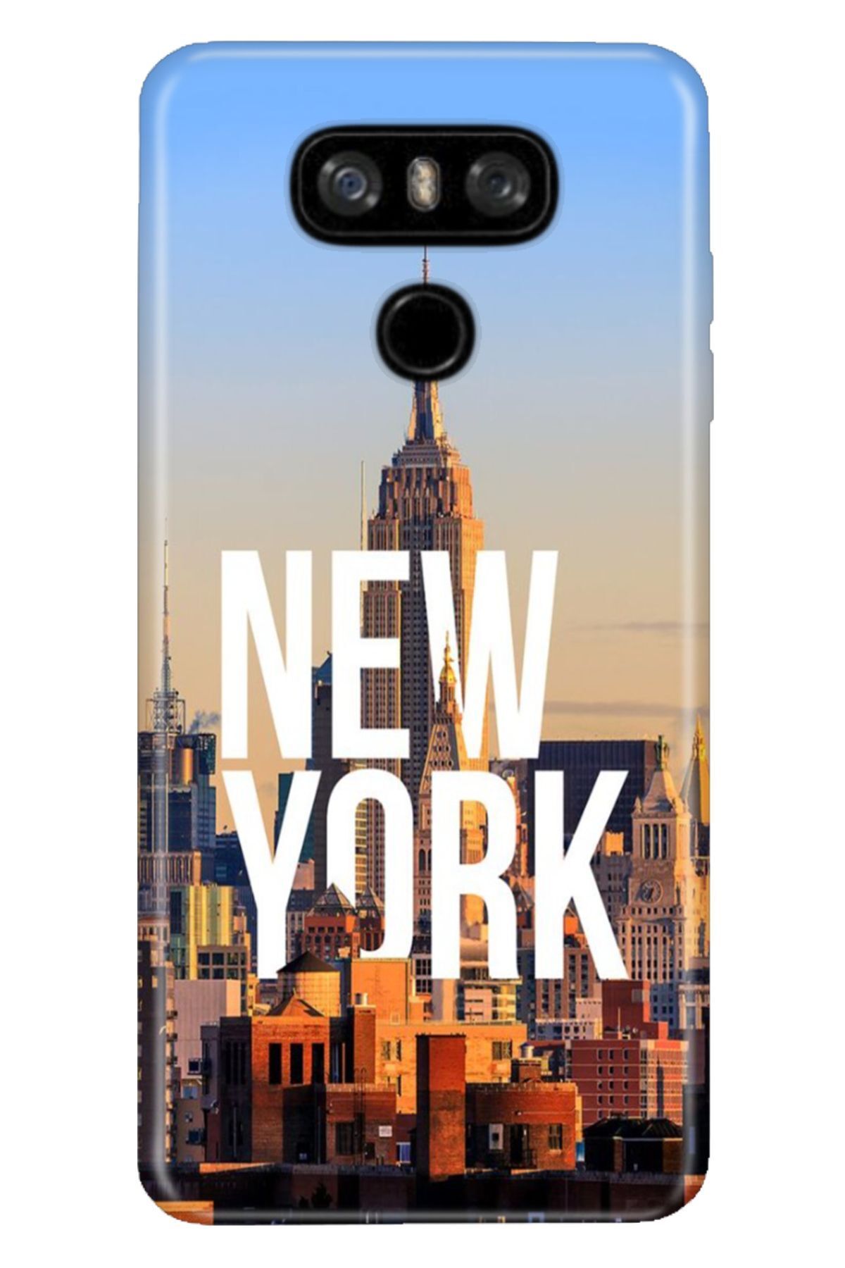 LG G6 Uyumlu Kılıf Resimli Desenli Silikon New York