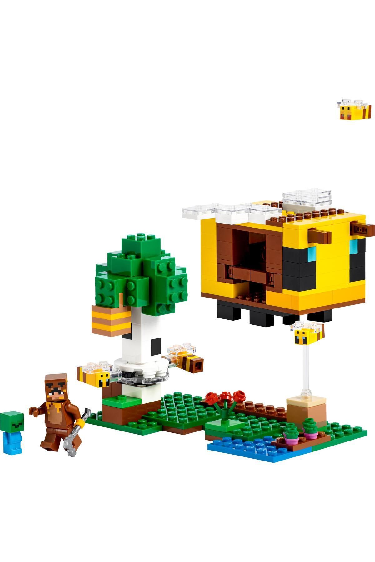 LEGO ® Minecraft® Arı Evi 21241 - 8 Yaş ve Üzeri Çocuklar için Oyuncak Yapım Seti (254 Parça)