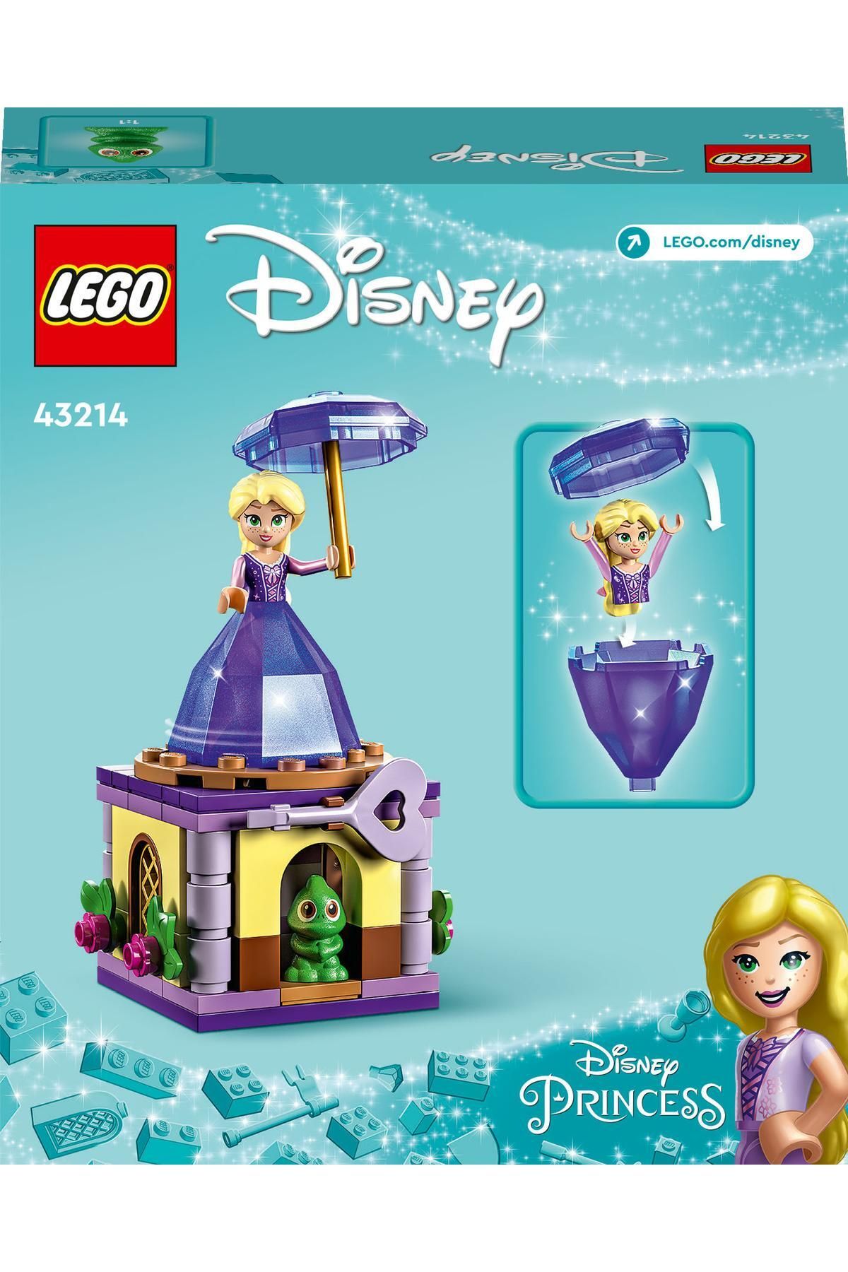 LEGO ® | Disney Dönen Rapunzel 43214 - 5 Yaş ve Üzeri Çocuklar İçin Yapım Seti (89 Parça)