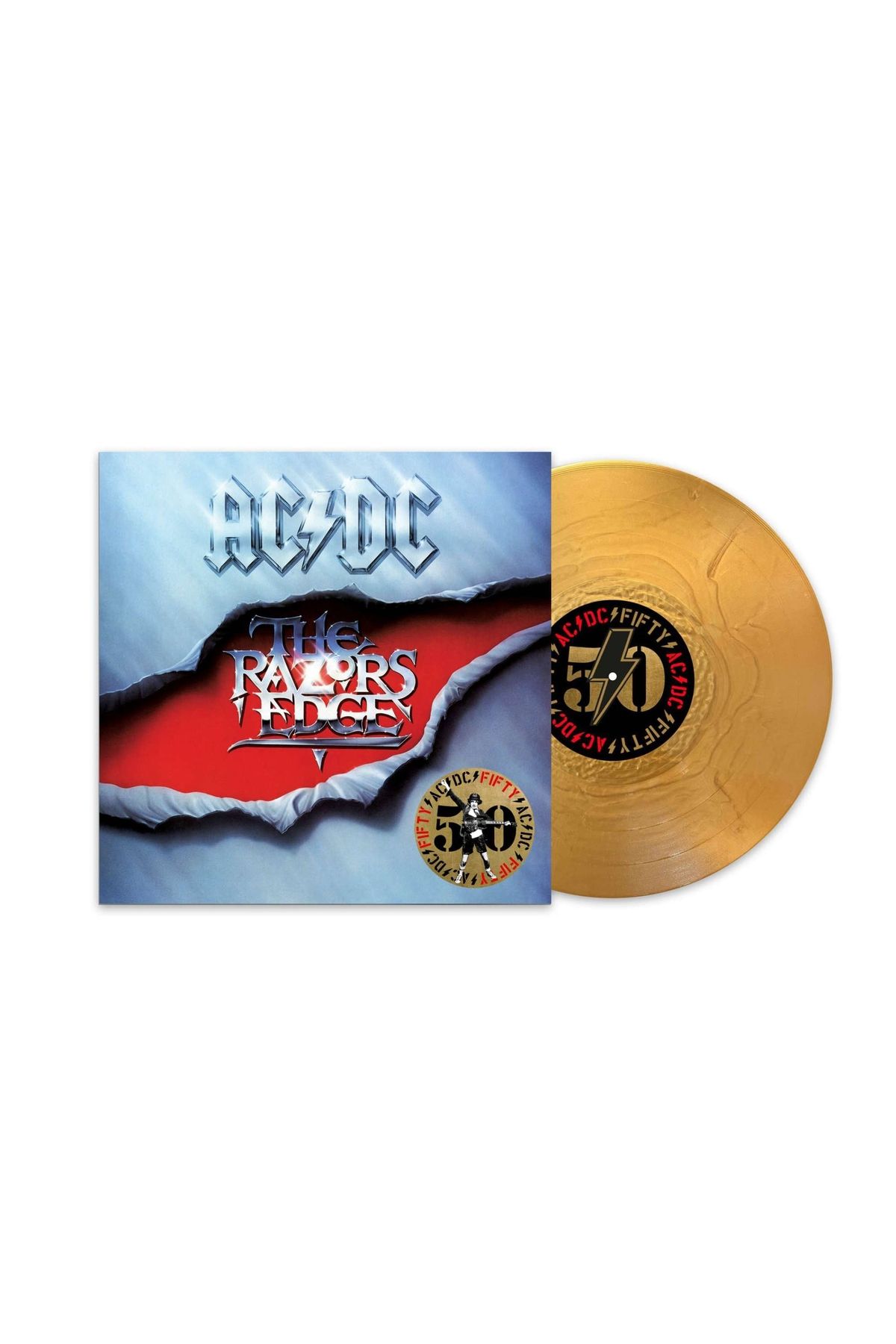 Sony Music YABANCI PLAK - AC/DC / The Razor's Edge (50. Yıl dönümü altın külçe renkli LP)