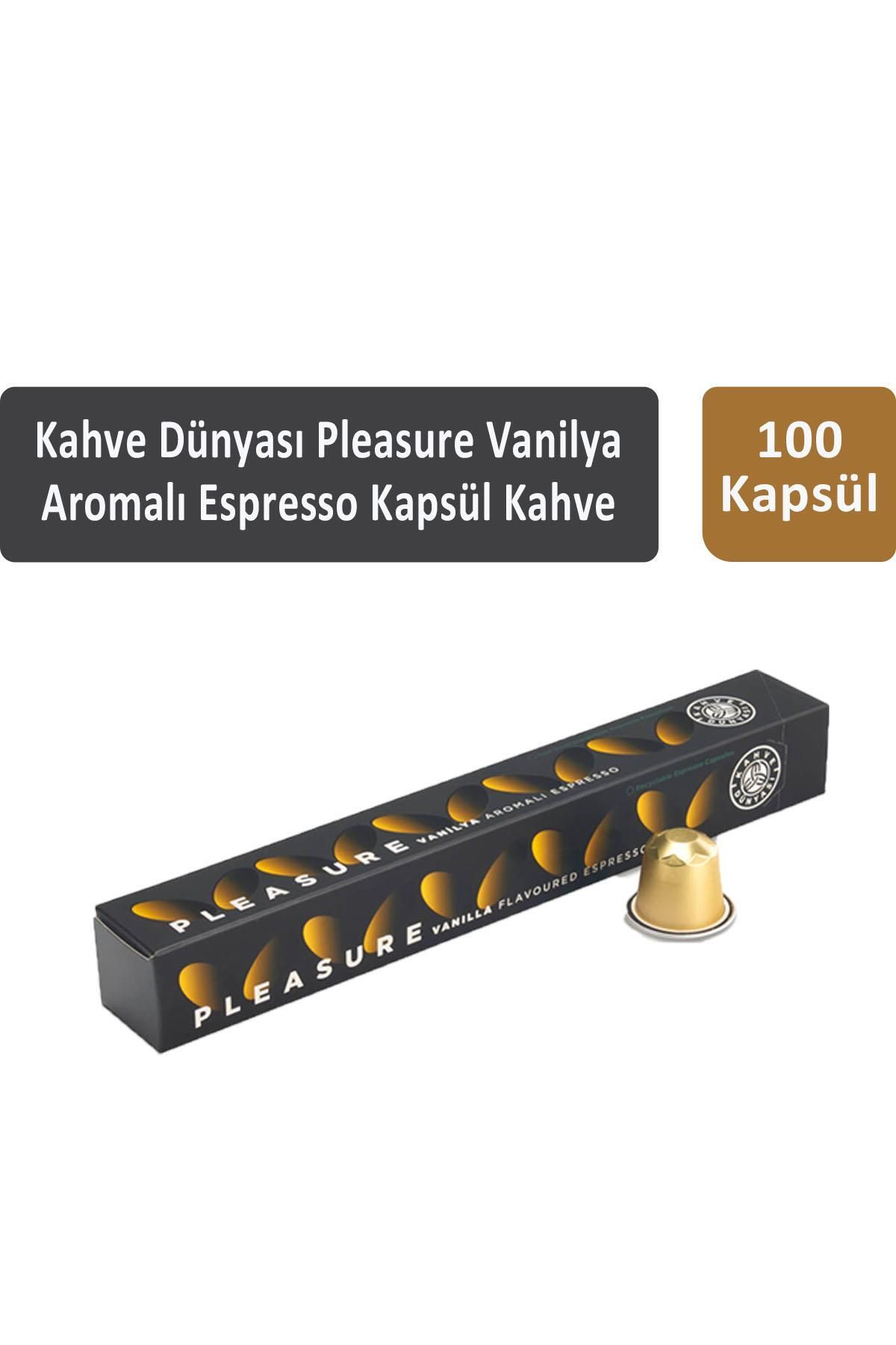 Kahve Dünyası Pleasure Vanilya Aromalı Espresso Kapsül Kahve 100 Kapsül