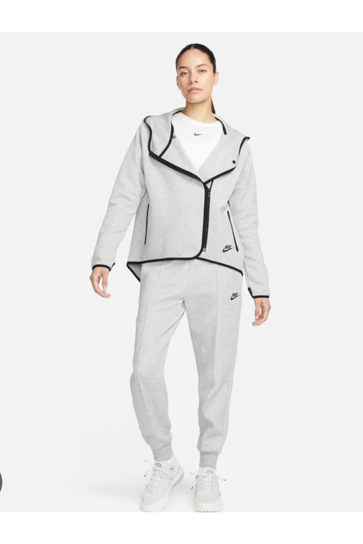 Nike Sportswear Tech Fleece Cape Og 10 Yr Full-Zip Hoodie Kadın Sweatshirt (bol kesim) ASLAN SPORT