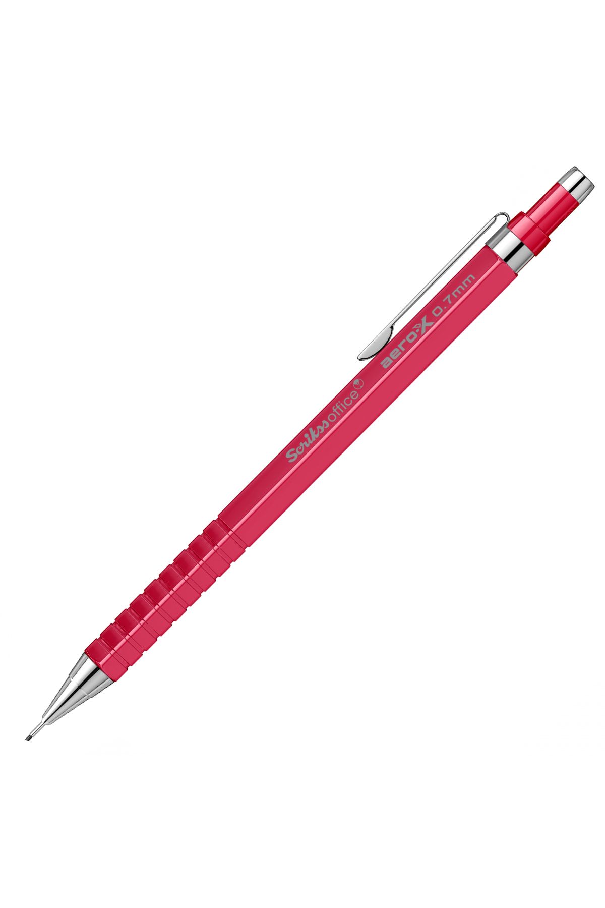 Scrikss Aero-X Mekanik Kurşun Kalem 0.7mm Kırmızı