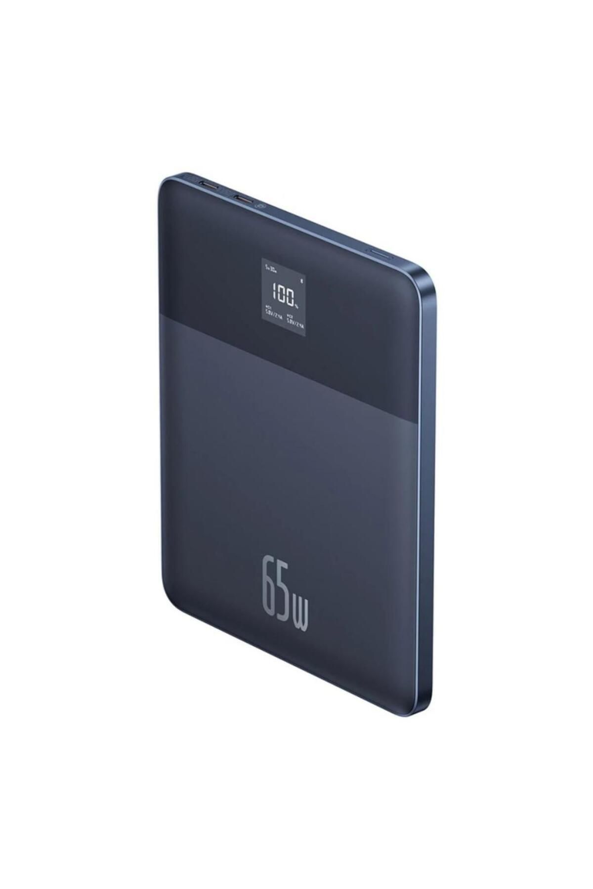 Baseus 7,3mm Ultra İnce Süper Şarj Akım Korumalı 65W 12000 mAh Powerbank Macbook İphone İpad Şarj