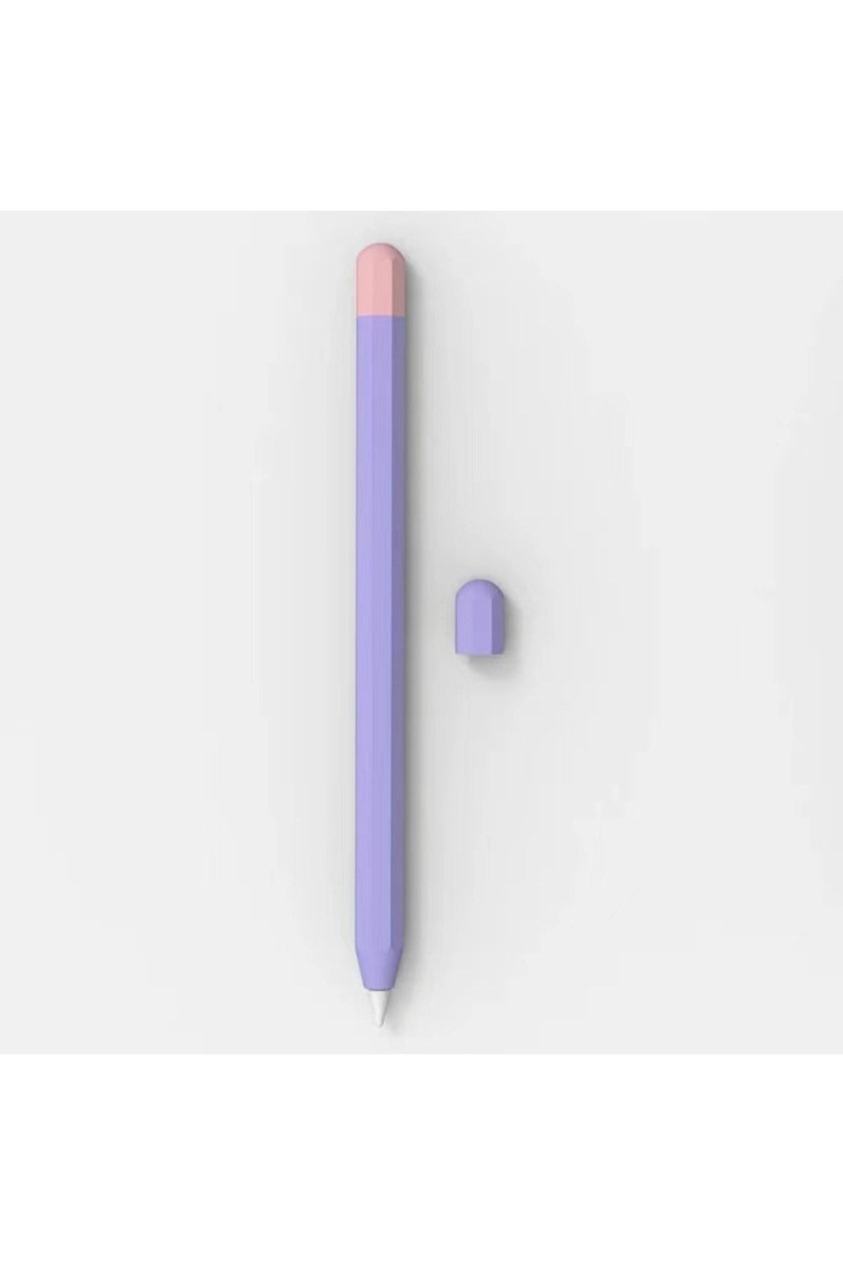 NANOSPACE Apple Pencil 3. Nesil ( USB-C ) İle Uyumlu Kılıf Silikon Kaymaz Çift Renk (ÜRÜN KALEM DEĞİLDİR)