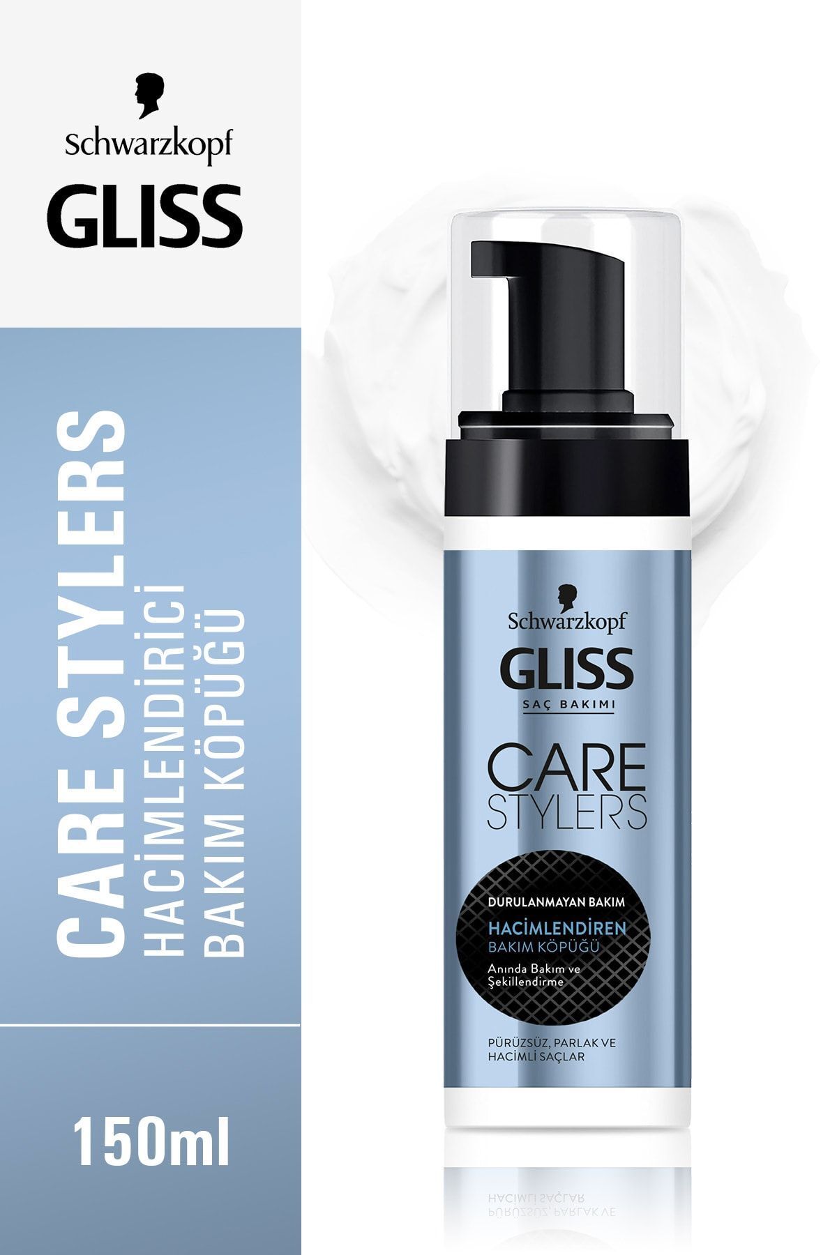 Gliss Care Stylers Hacimlendiren Saç Bakım Köpüğü 150 ml