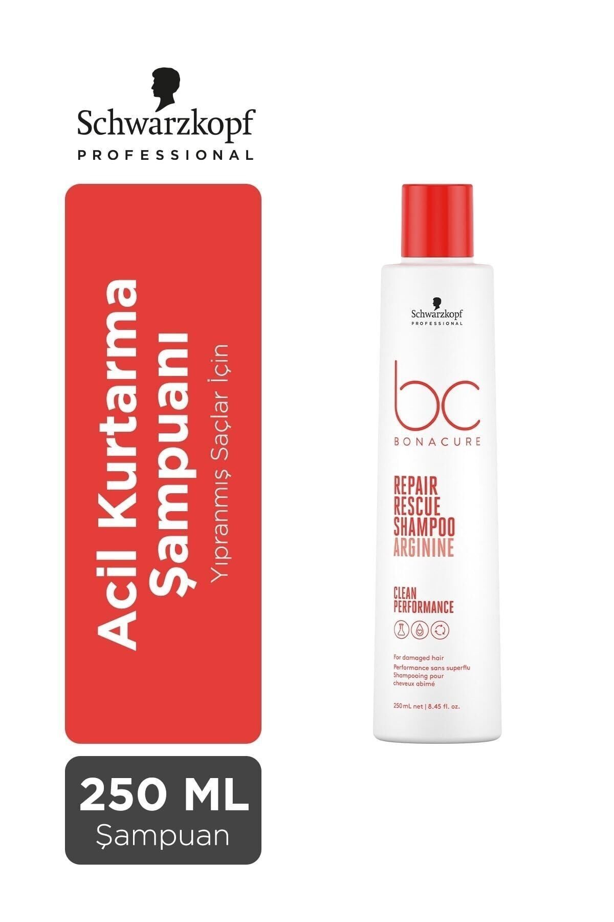 Bonacure Bc Clean İşlem Görmüş ve Yıpranmış Saçlara Acil Kurtarma Şampuanı 250ml | Kırılmayı Azaltır
