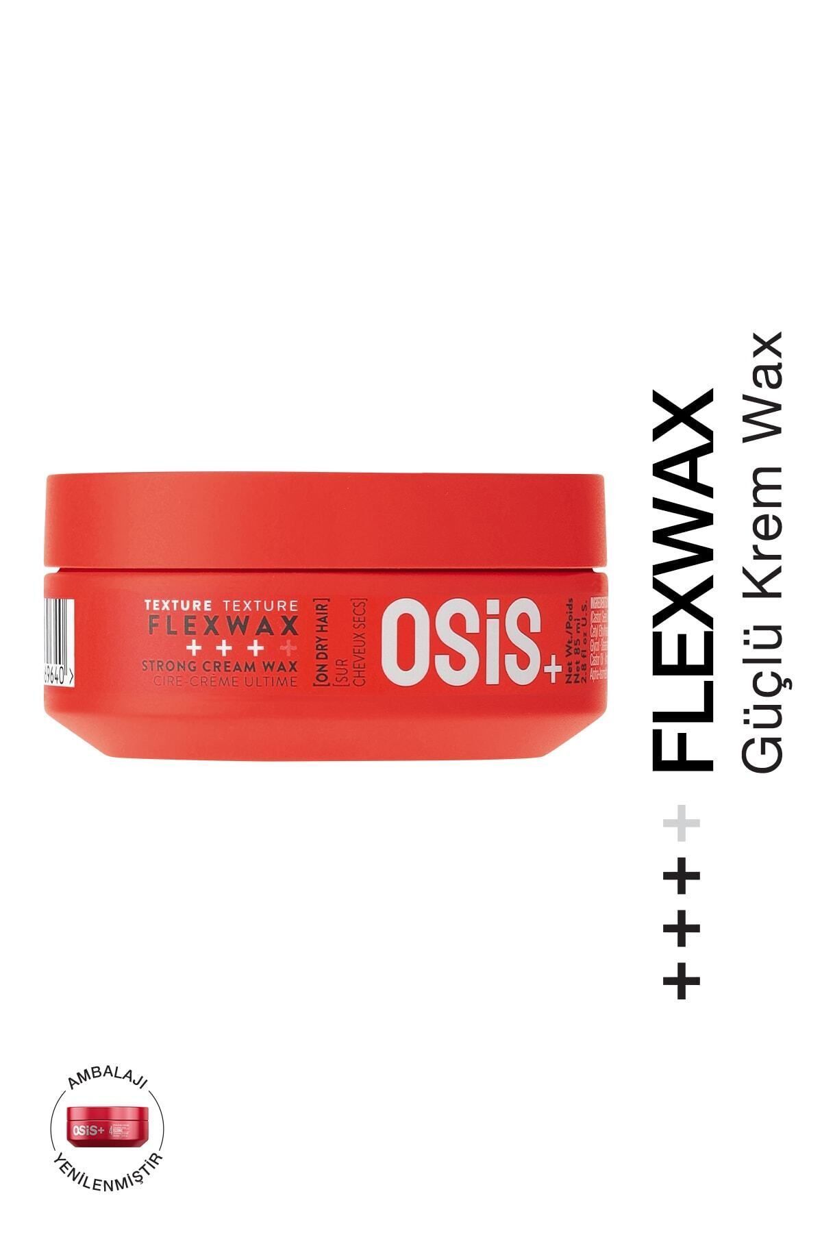 Osis Flexwax Ultra Güçlü Doku Veren Krem Wax 85ml | Yeniden Şekillendirilebilen Stiller