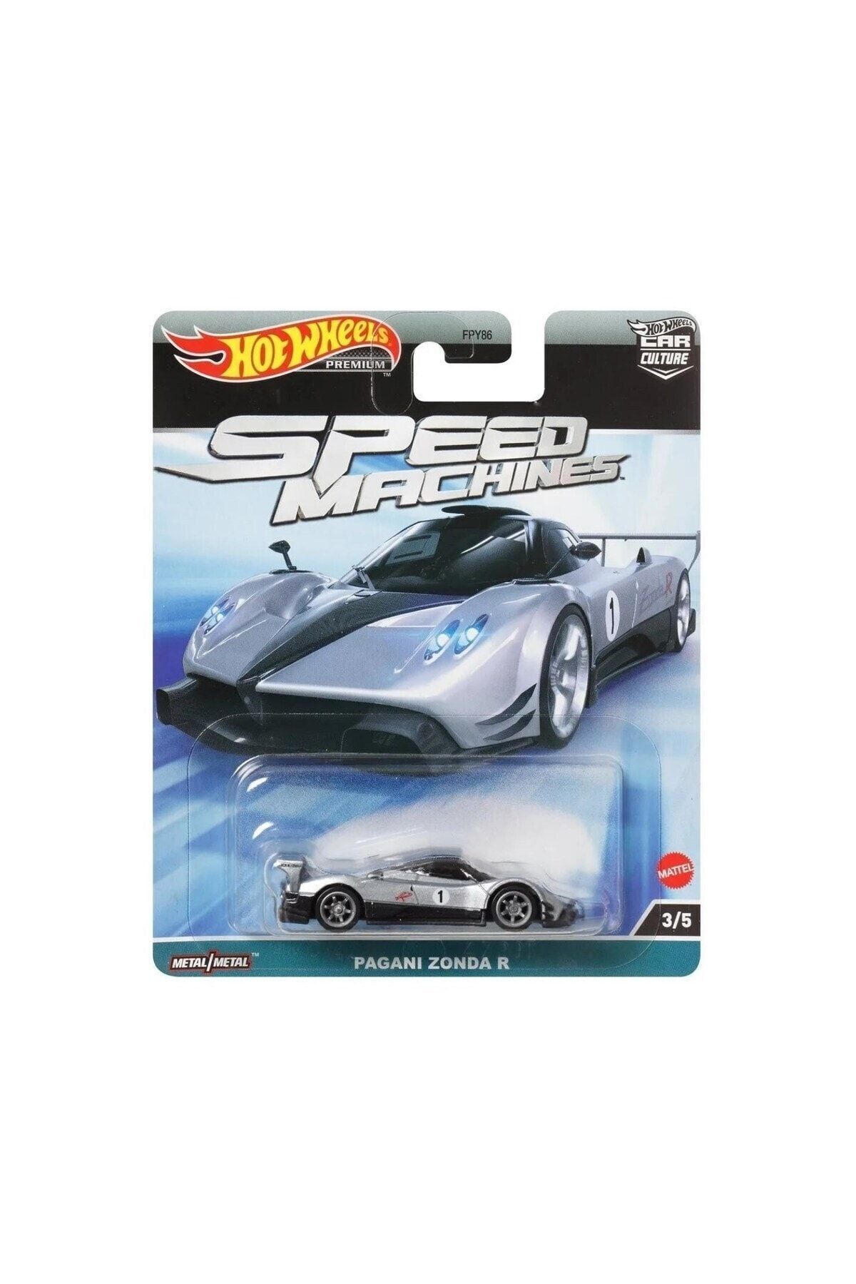 Mattel Hot Wheels Premium Pagani Zonda R Speed Machines 1:64