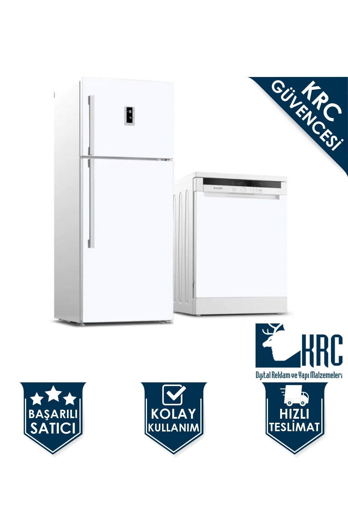KRCDİJİTAL Mat Beyaz- Beyaz Eşya-buzdolabı-çamaşır Bulaşık Makinası Kaplama Folyo 30cmx5m Kendinden Yapışkanlı
