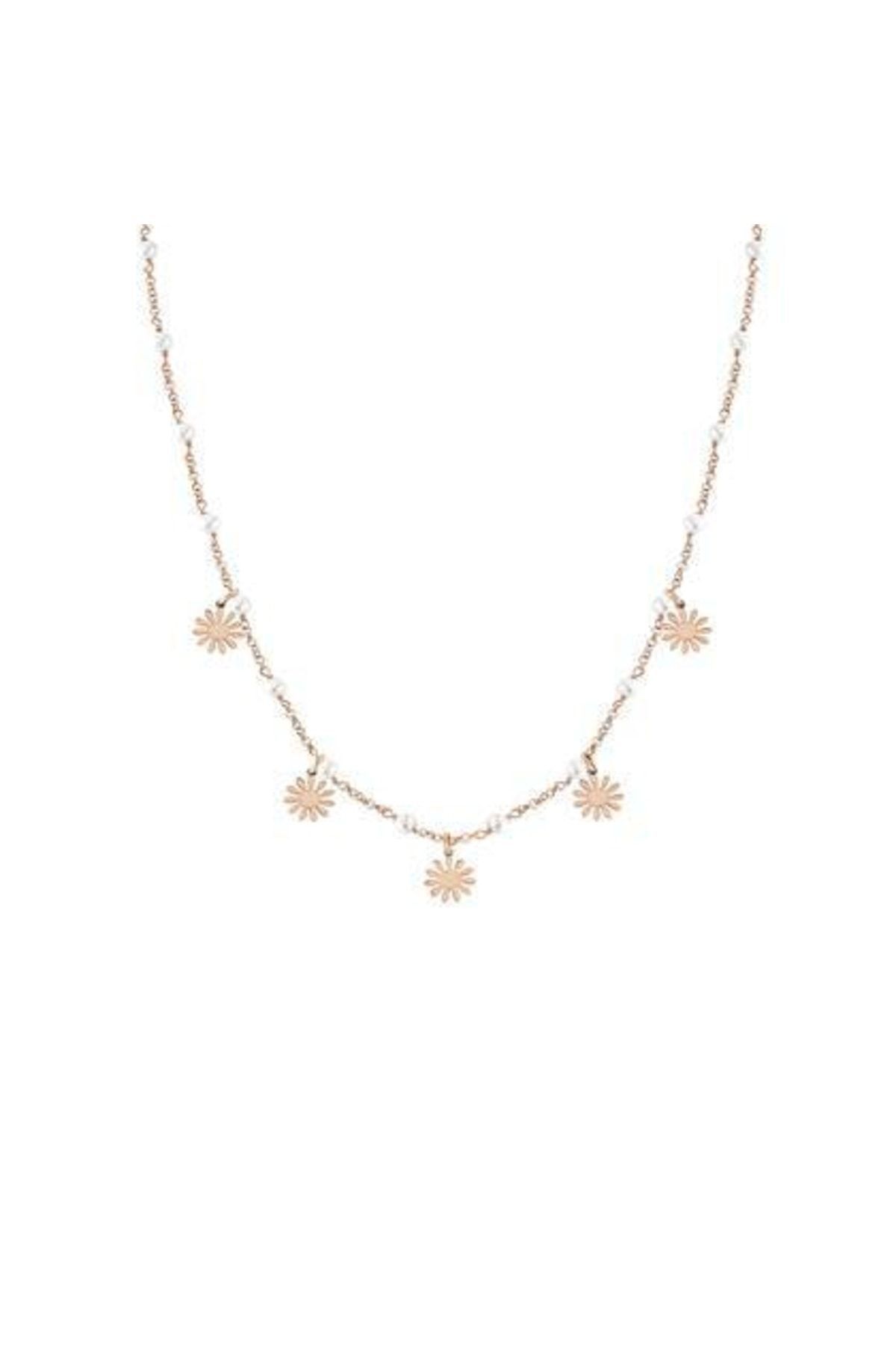 NOMİNATİON Mon Amour Necklace In Sterling Silver, Stainless Steel, Mıxed Crystals, Fin, Rosegold (050_mixed)