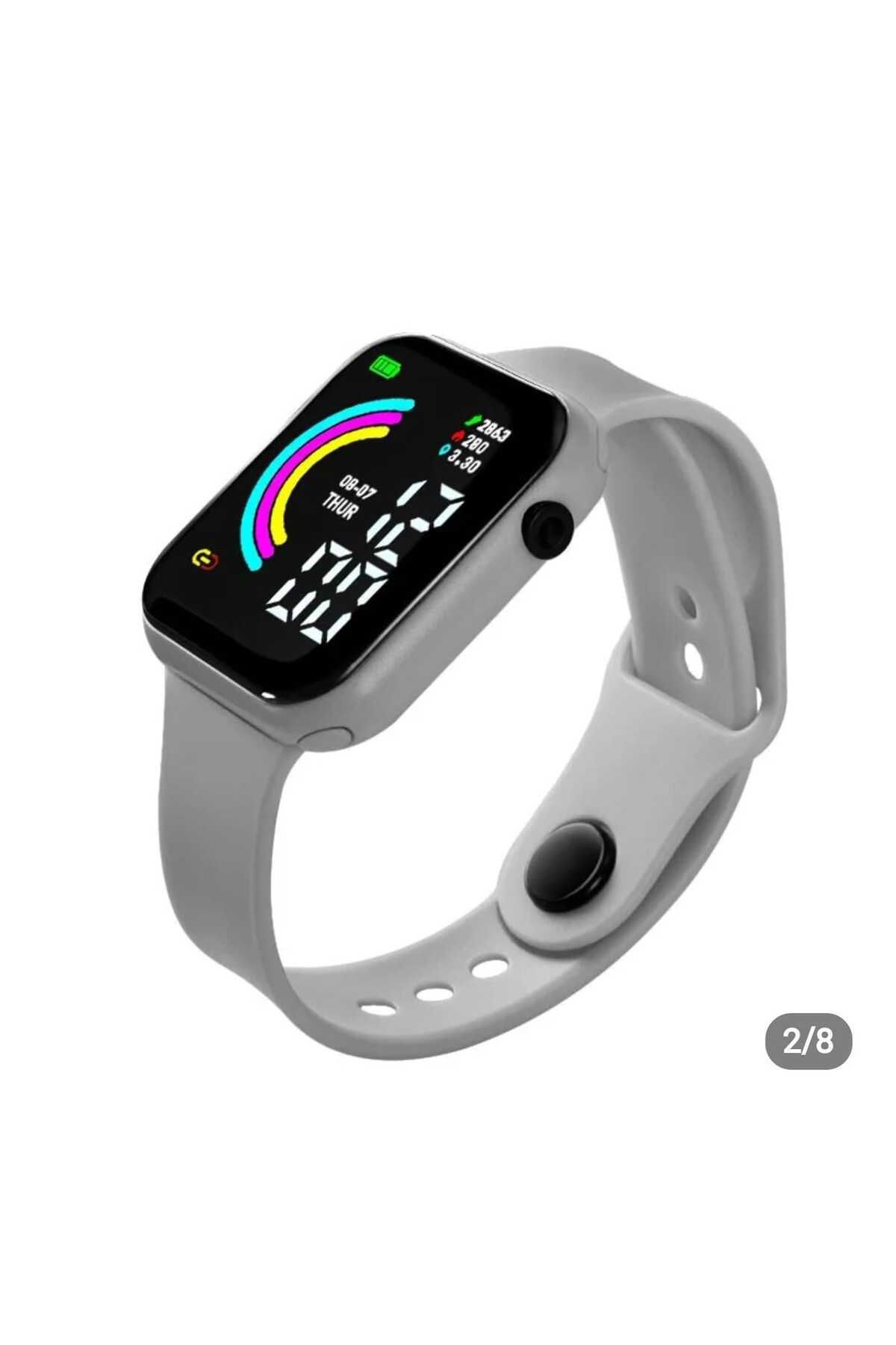 G-Sport POLO Gri Su Geçirmez Apple Watch Saat (AKILLI SAAT DEĞİLDİR)