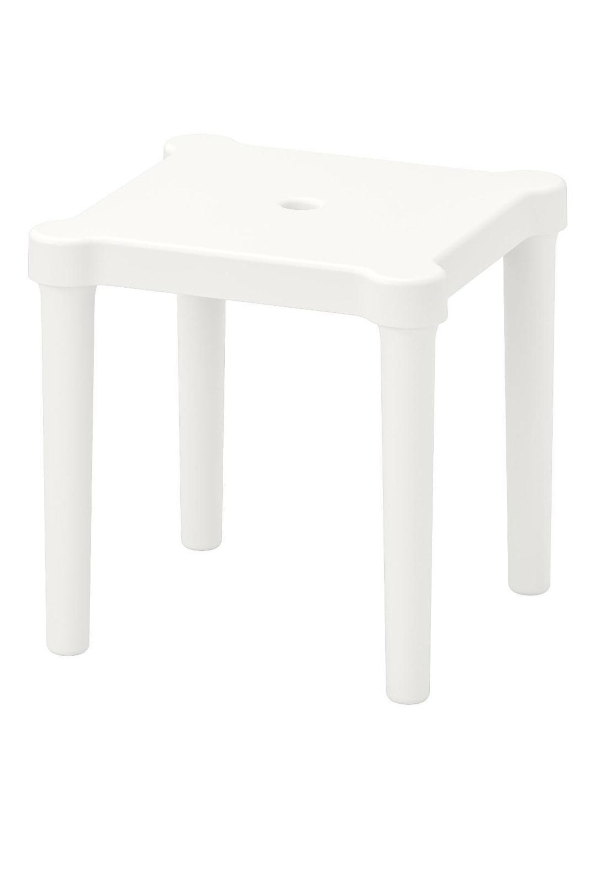 IKEA Utter Çocuk Taburesi, Beyaz, 28x28 Cm
