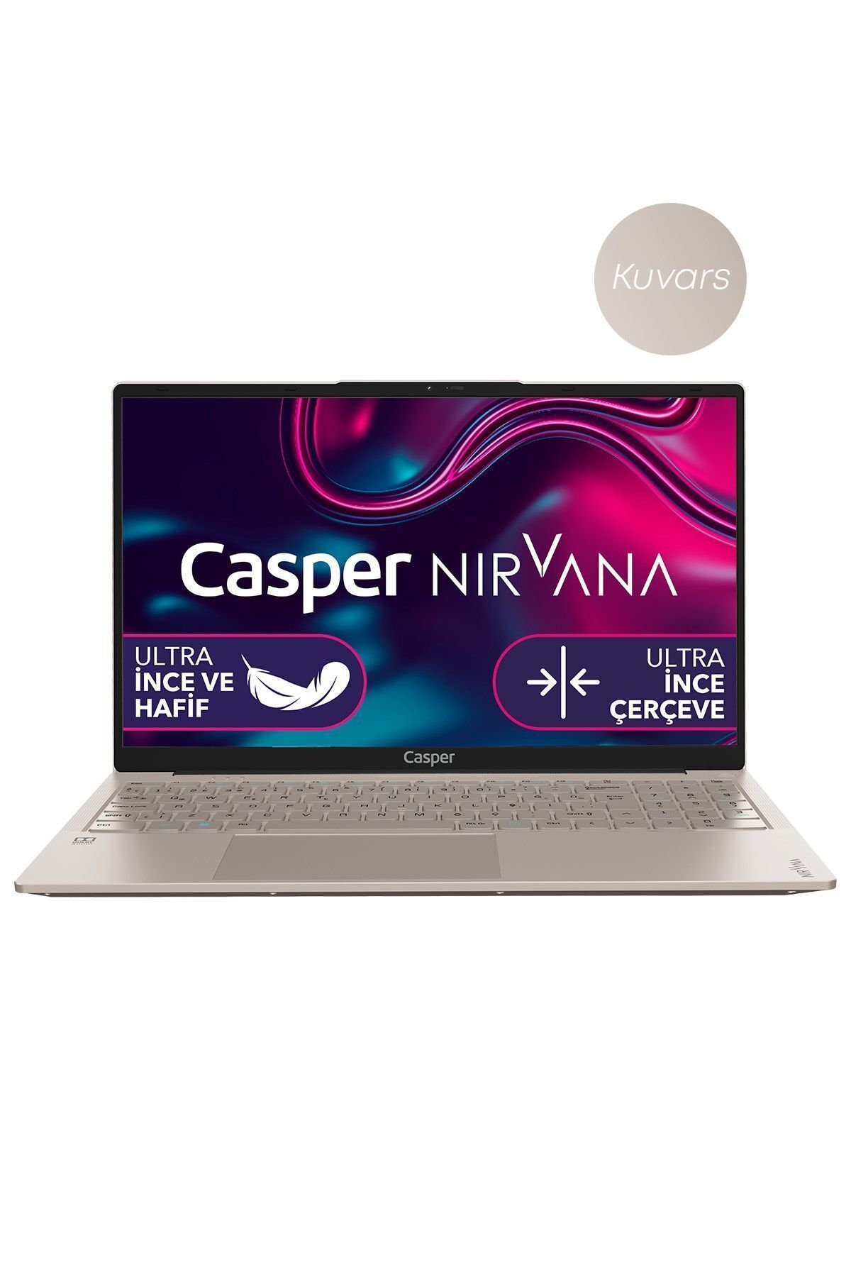 Casper Nirvana X700.1235-8V00R-K-F Intel Core i5-1235U 8GB RAM 500GB NVME SSD Gen4 Windows 11 Pro Kuvars