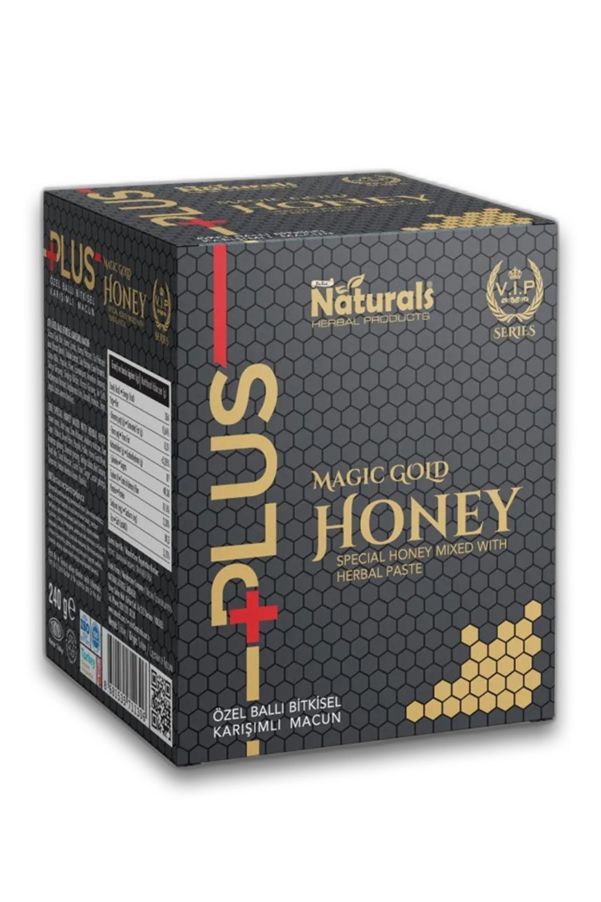 Naturals Plus Magic Gold Honey 240gr Bitkisel Atom Macun