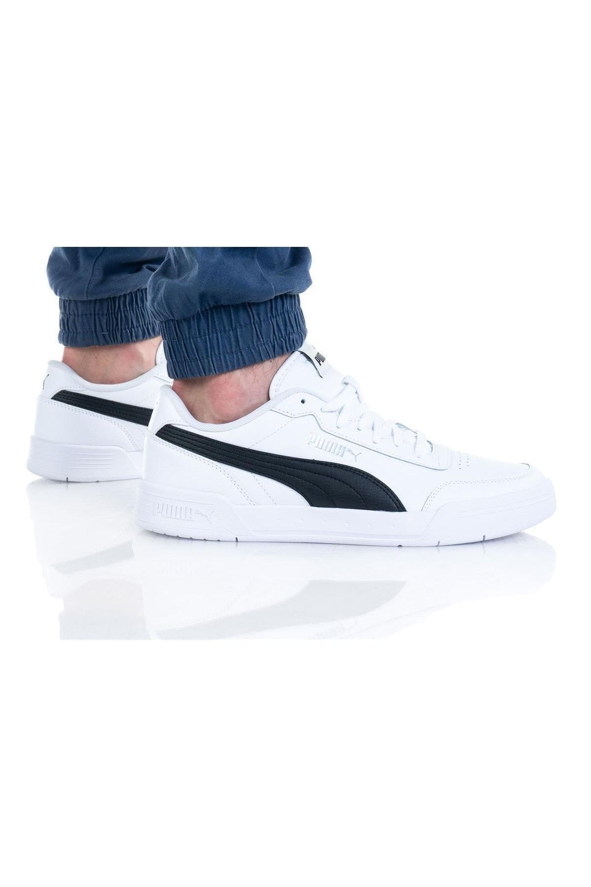 Puma Caracal Beyaz Siyah Unisex Sneaker Spor Ayakkabı 369863-03 V2