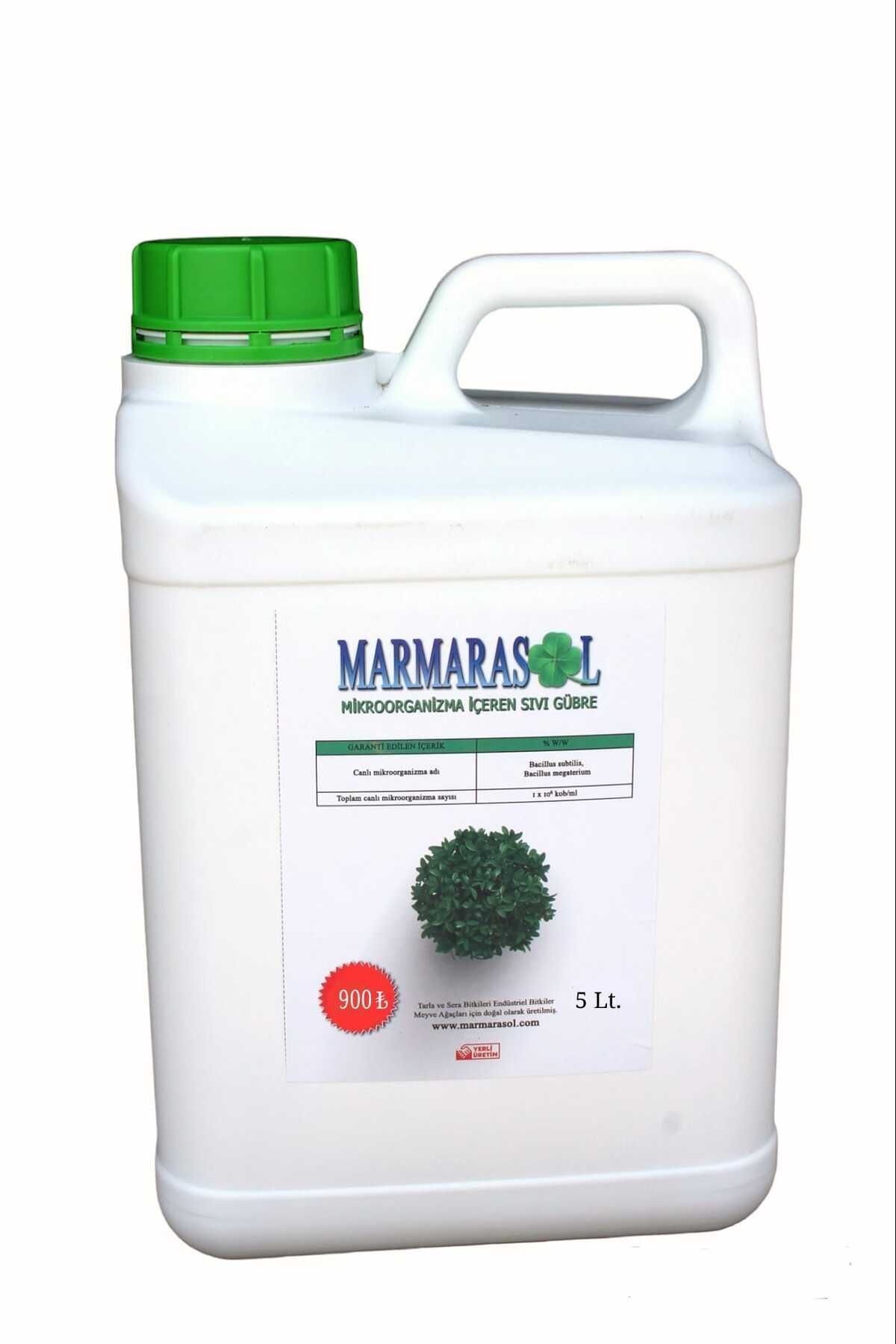 MARMARASOL Sıvı Mikrobiyal Gübresi (5 LİTRE)