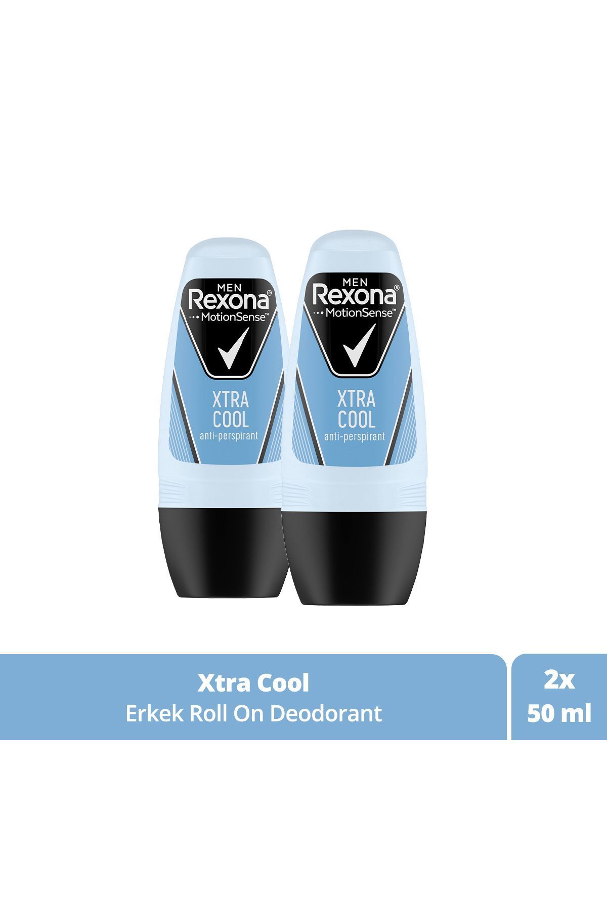 Rexona Men Erkek Roll On Deodorant Xtra Cool 50 ml X2 Adet