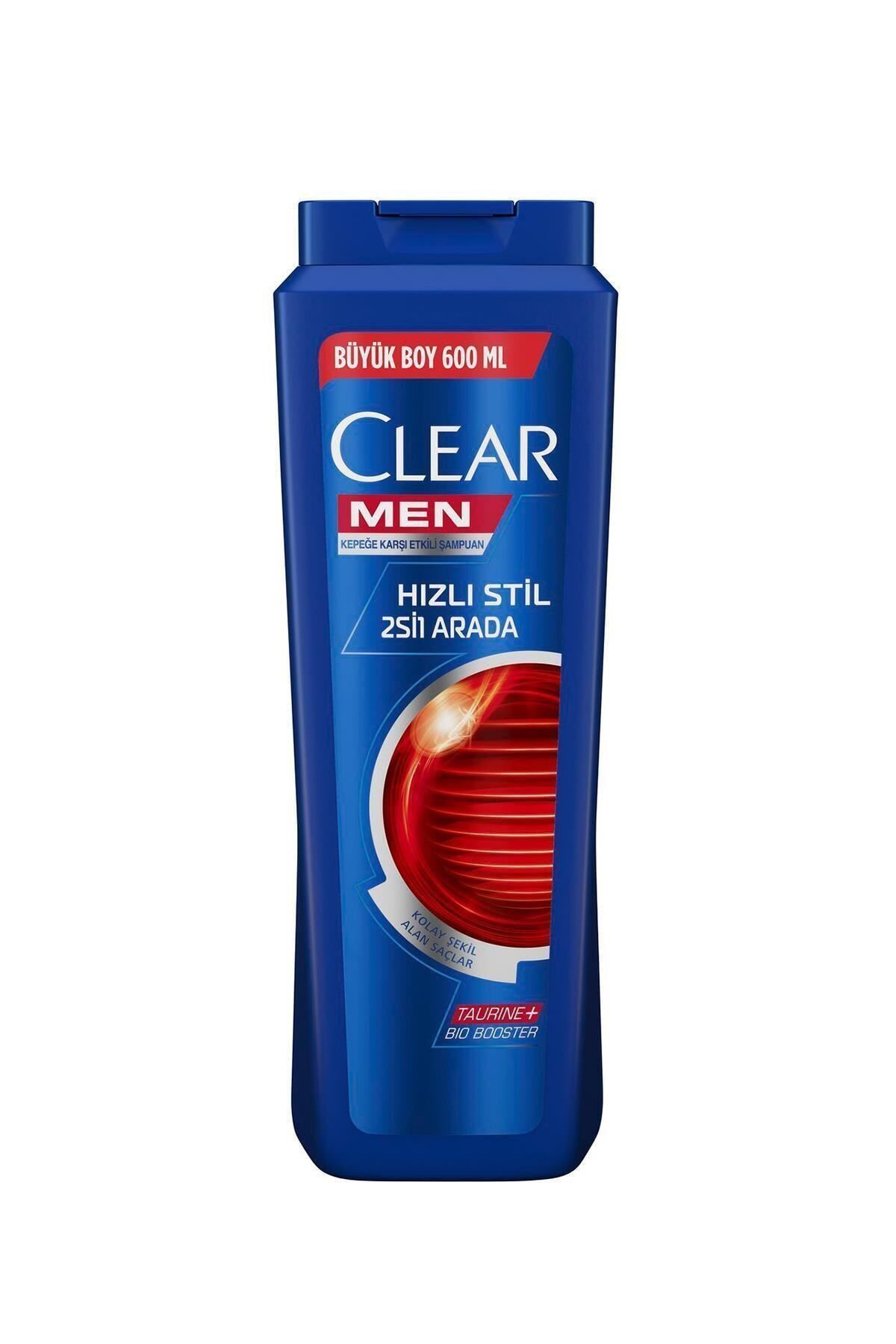Clear Men Hızlı Stil 2si1 Arada Şampuan 600 ml
