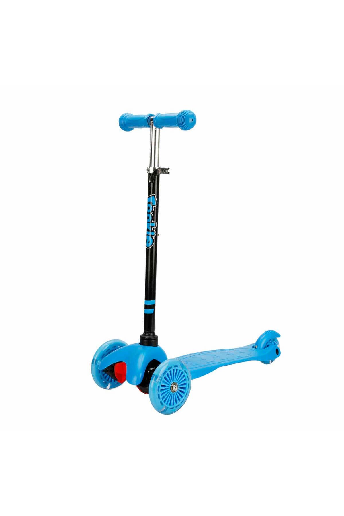 Gokidy Rookie 3 Tekerlekli Işıklı Mavi Mini Scooter