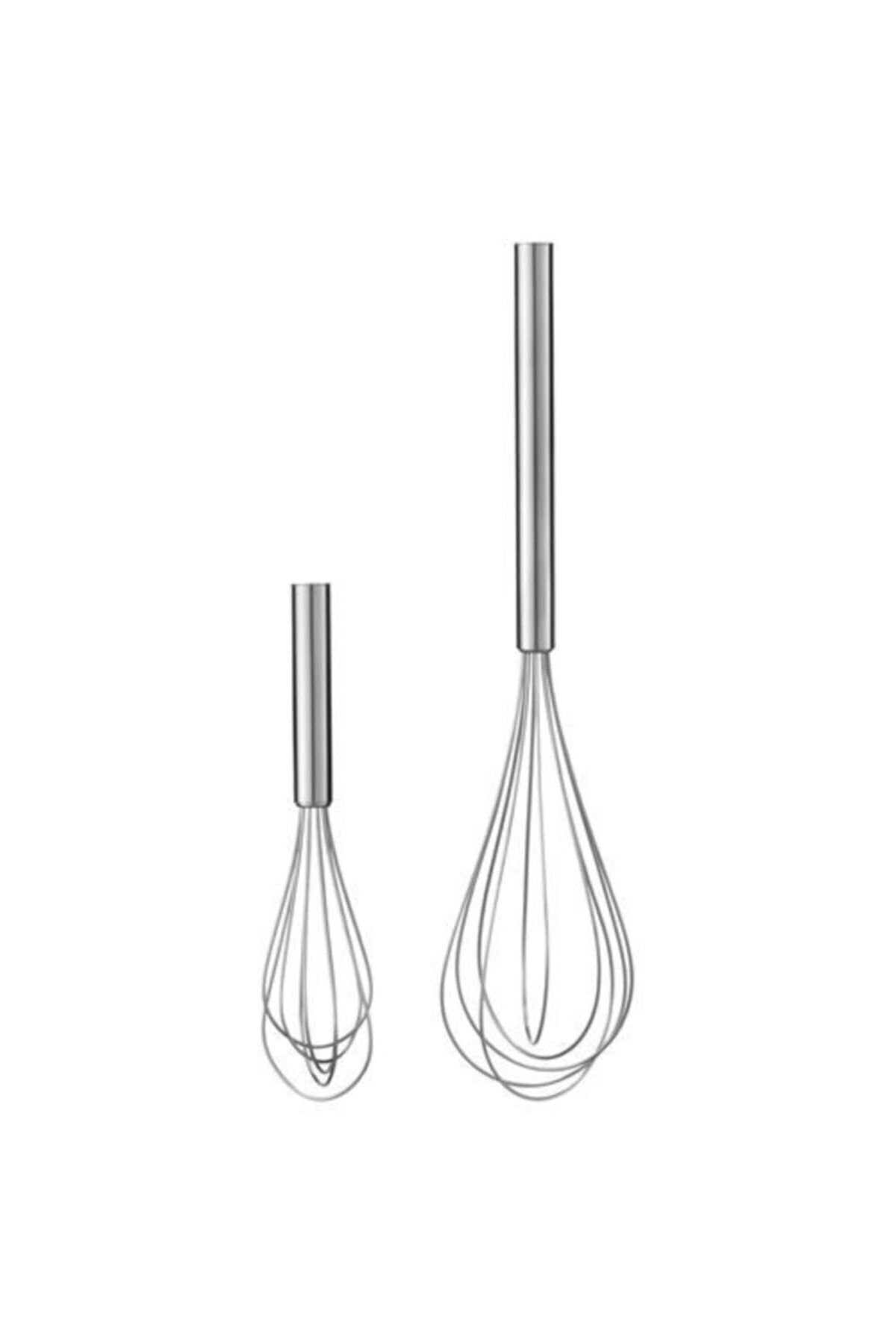IKEA 2 Parça Çelik Çırpıcı Meridyendukkan 2 Li Metal Tel Çırpıcı Mutfak Ürünleri