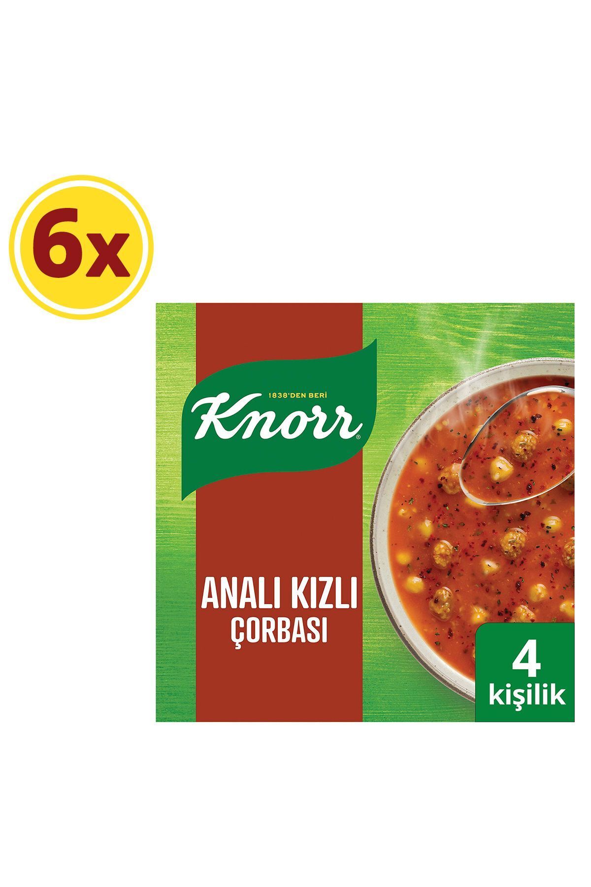 Knorr Hazır Çorba Analı Kızlı Çorbası 4 Kişilik 70 G X6