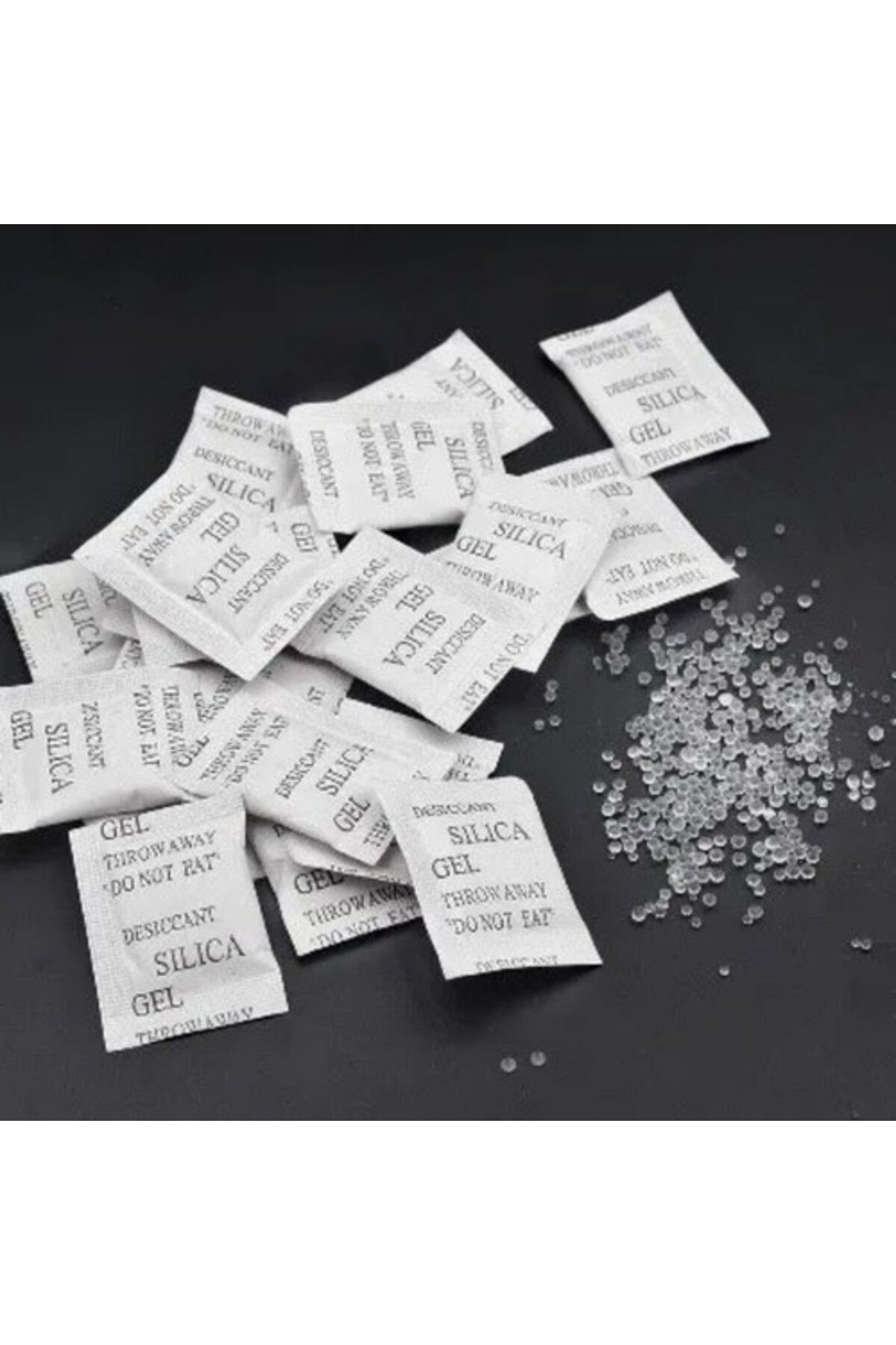 Hobialem 5 gr 50 Adet Silikajel Nem Alıcı Silika Jel Rutubet Önleyici Küf Giderici Silica Gel