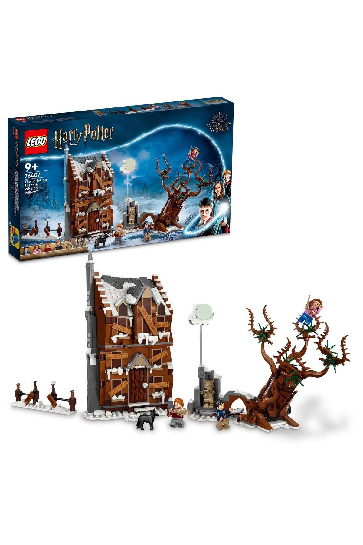 LEGO ® Harry Potter™ Bağıran Baraka ve Şamarcı Söğüt 76407 -9 Yaş ve Üzeri için Yapım Seti(777 Parça)