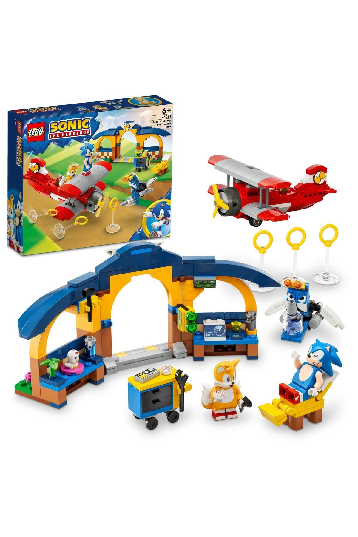 LEGO Sonic The Hedgehog Tails’in Atölyesi Ve Tornado Uçağı 76991 (376 PARÇA)