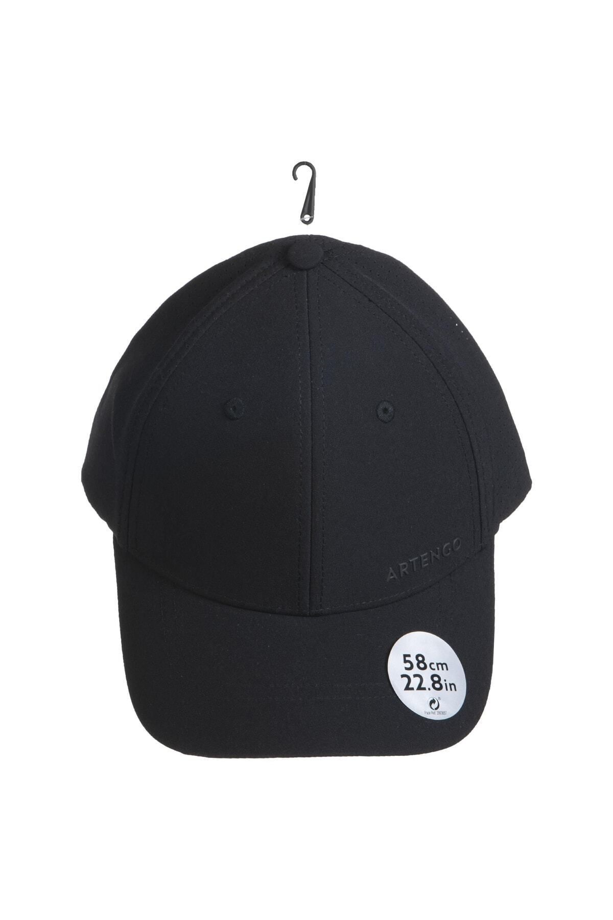Decathlon Artengo Tenis Şapkası - Siyah - Boy 58 - 900