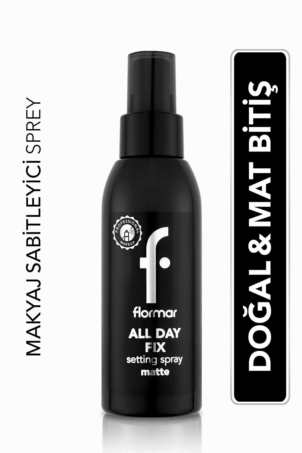 Flormar Mat Bitişli Makyaj Sabitleyici Sprey - All Day Fix Setting Spray - 000 - 8682536023092