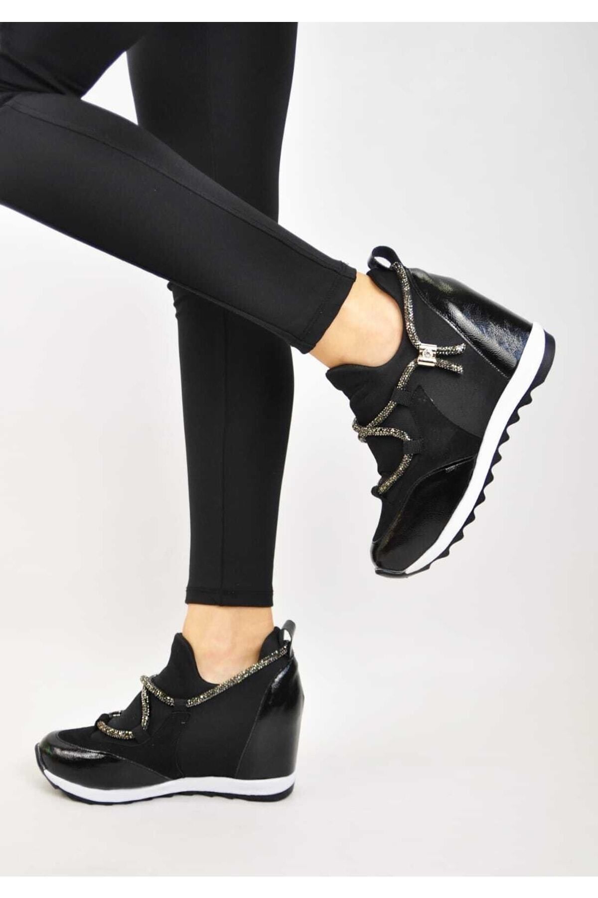 Leyna Dolgu Topuklu Kadın Spor Ayakkabı