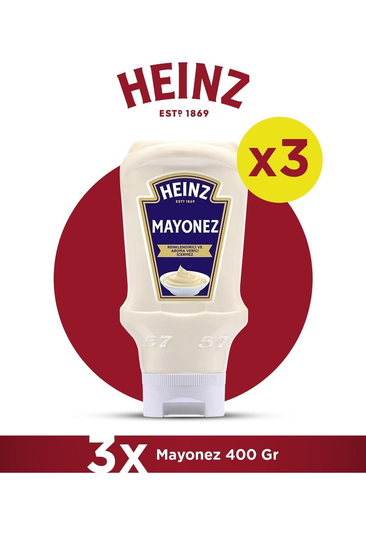Heinz Mayonez 400 Gr - 3'lü Paket