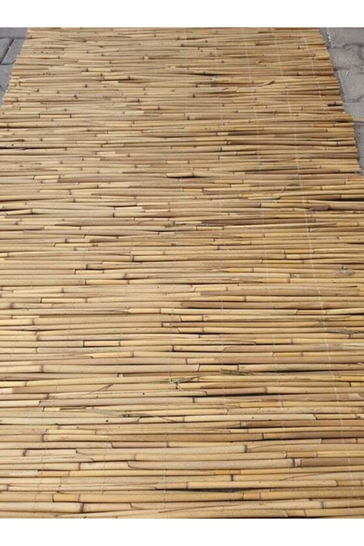 Ersa Hediyelik Kamış Çit Bambu Çit Hasır Çit 1,5 X 2,5 Metre Yükseklik 1,5 Metre En 2,5 Metre Doğal Kamış Gölgelik