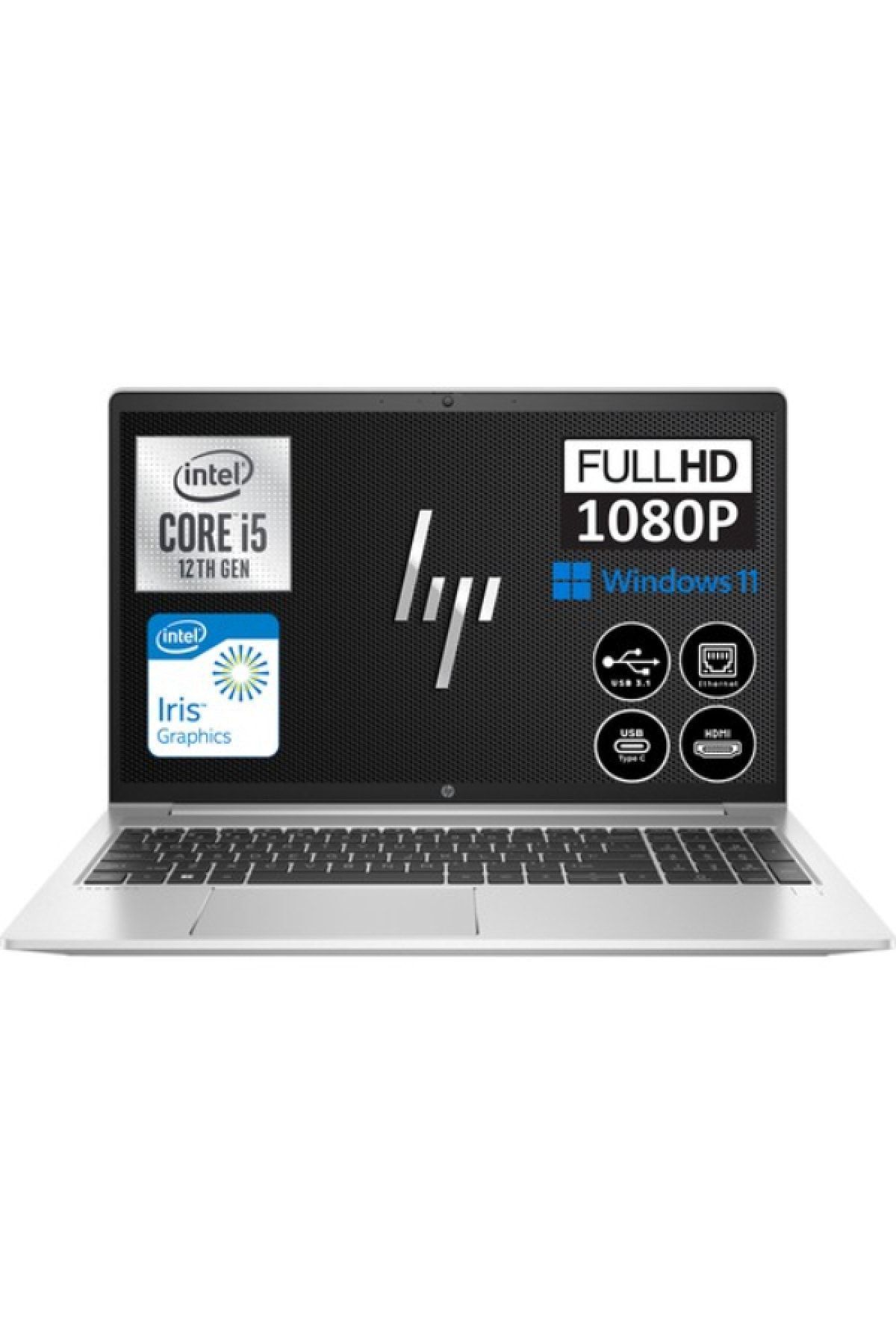HP Probook 450 G9 I5 1235u 32gb 512gbssd W11p 15.6" Fhd Taşınabilir Bilgisayar 6s6z1ea