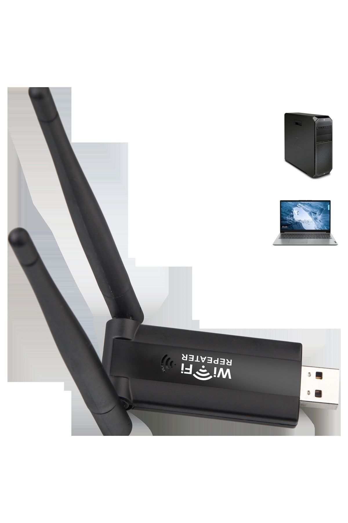 Havana 300Mbps USB kablosuz WiFi Alıcı genişletici yönlendirici WiFi sinyal amplifikatörü uzun