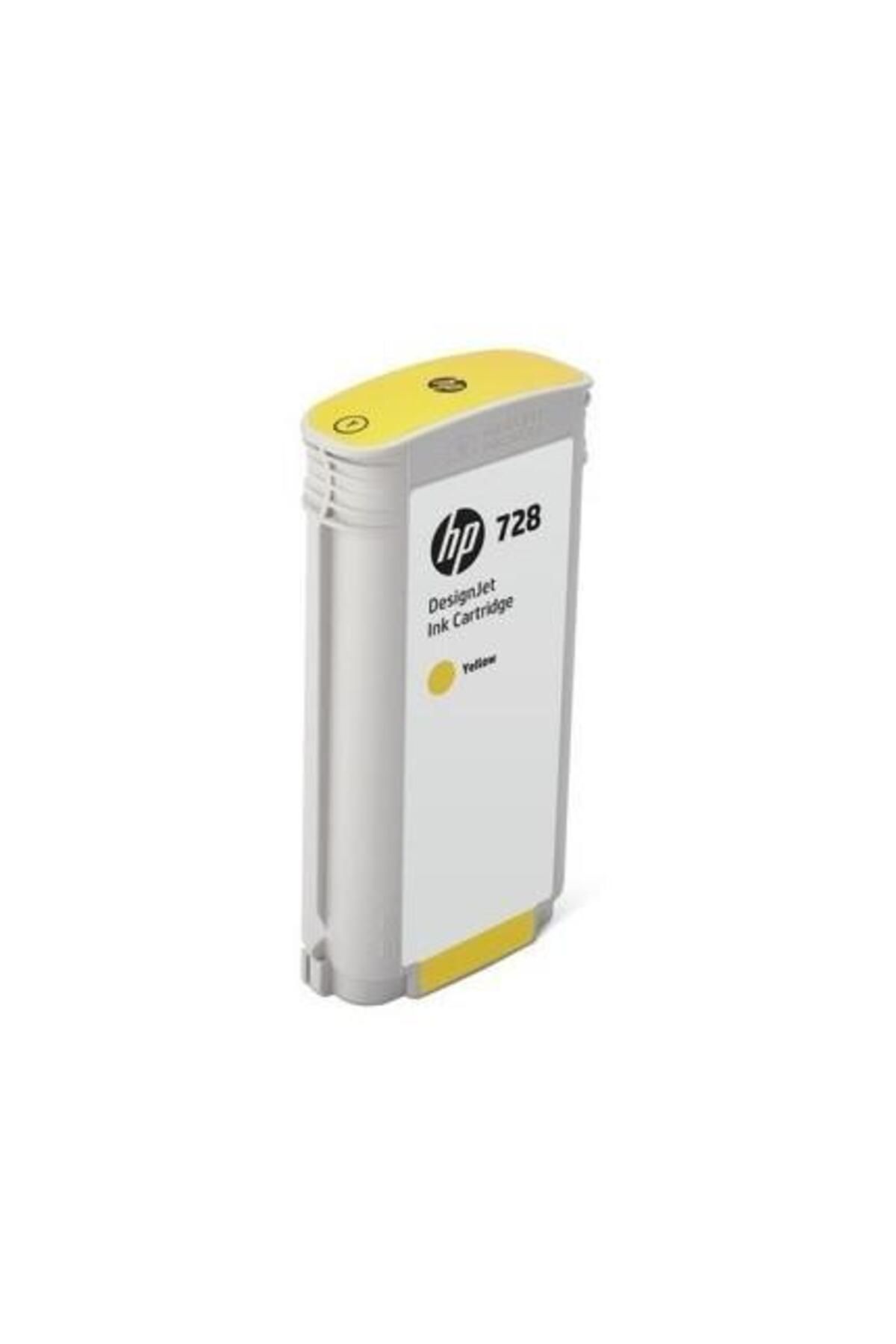 HP F9j65a (728) Sarı 130 ml Genıs Format Murekkep Kartusu