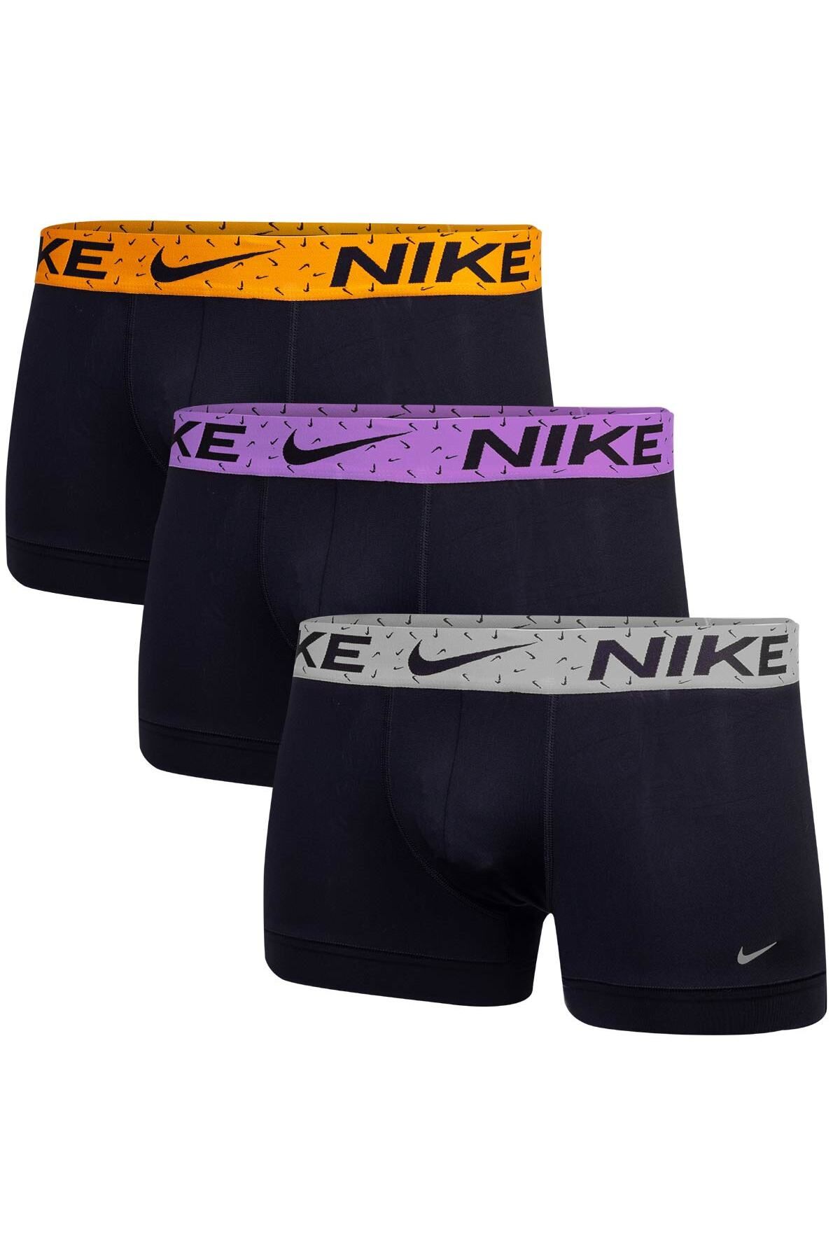 Nike Erkek Marka Logolu Elastik Bantlı Günlük Kullanıma Uygun Siyah Boxer 0000Ke1156-2Nd