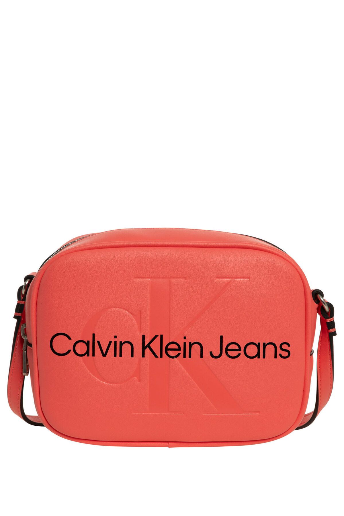 Calvin Klein Kadın Marka Logolu Ayarlanabilir Omuz Askılı Şık Görünüşlü Gündelik Kullanıma Uygun Pembe Omuz Çant